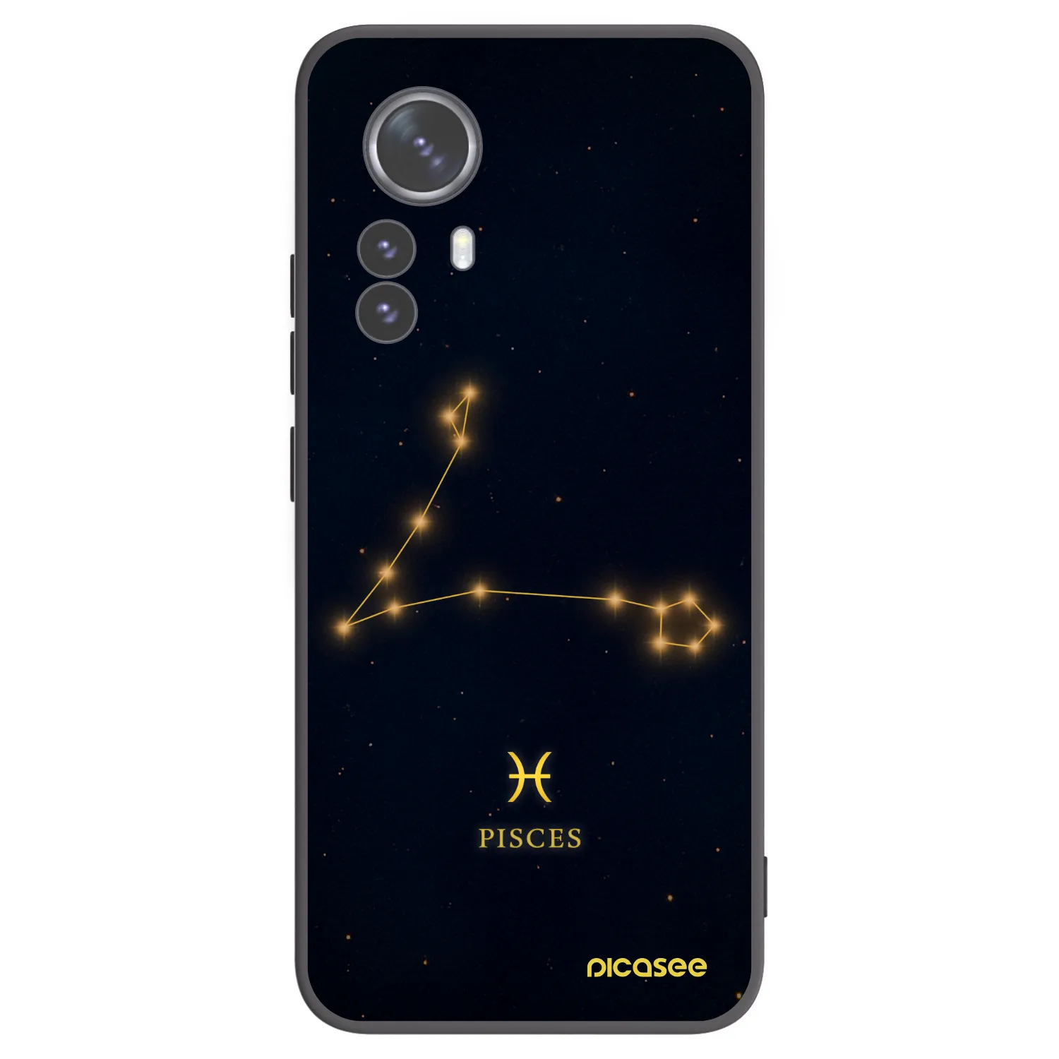 Picasee silikonový černý obal pro Xiaomi 12 Pro - PISCES