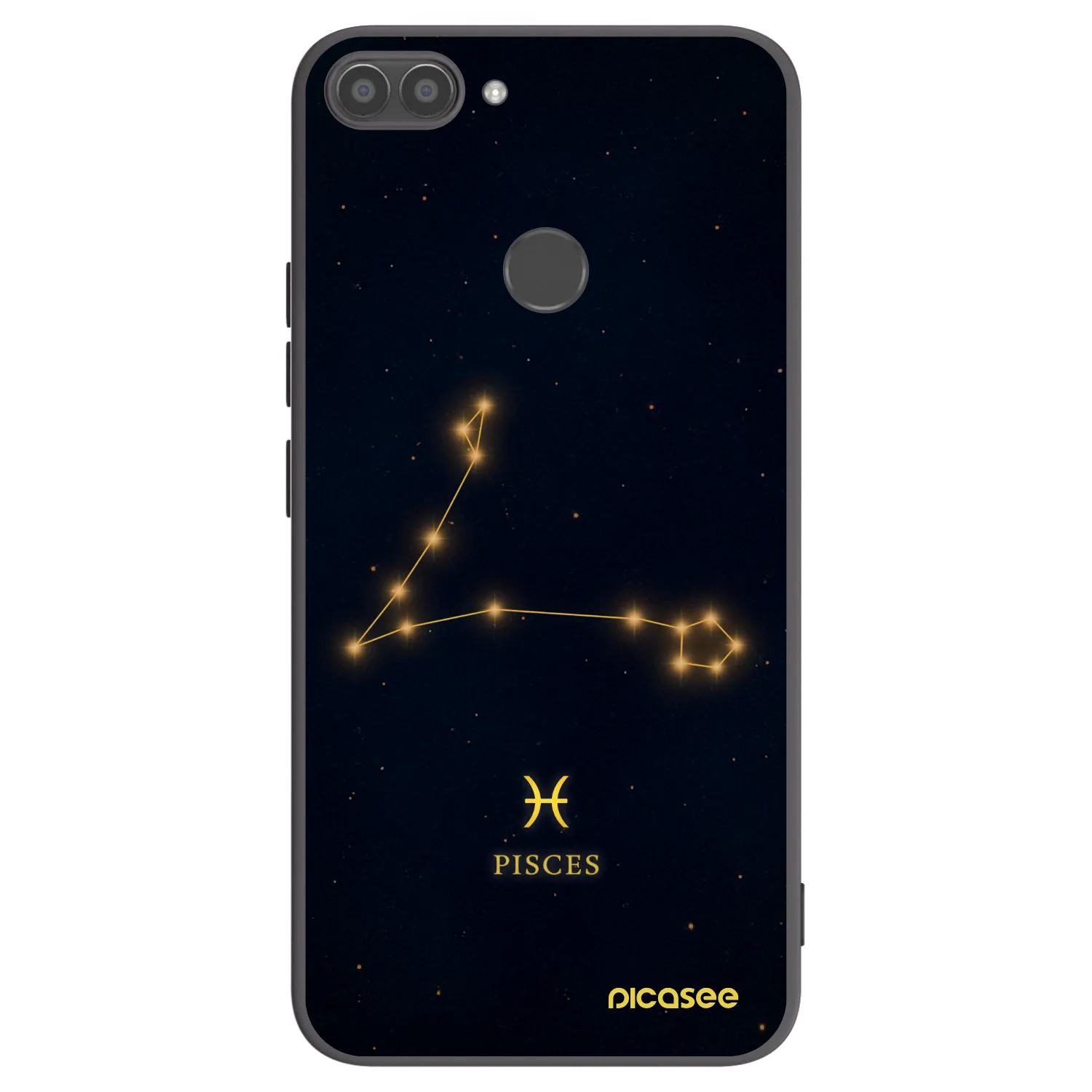 Picasee silikonový černý obal pro Huawei P Smart - PISCES