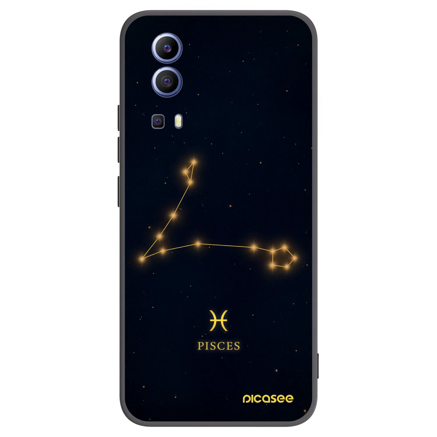 Picasee silikonový černý obal pro Vivo Y52 5G - PISCES