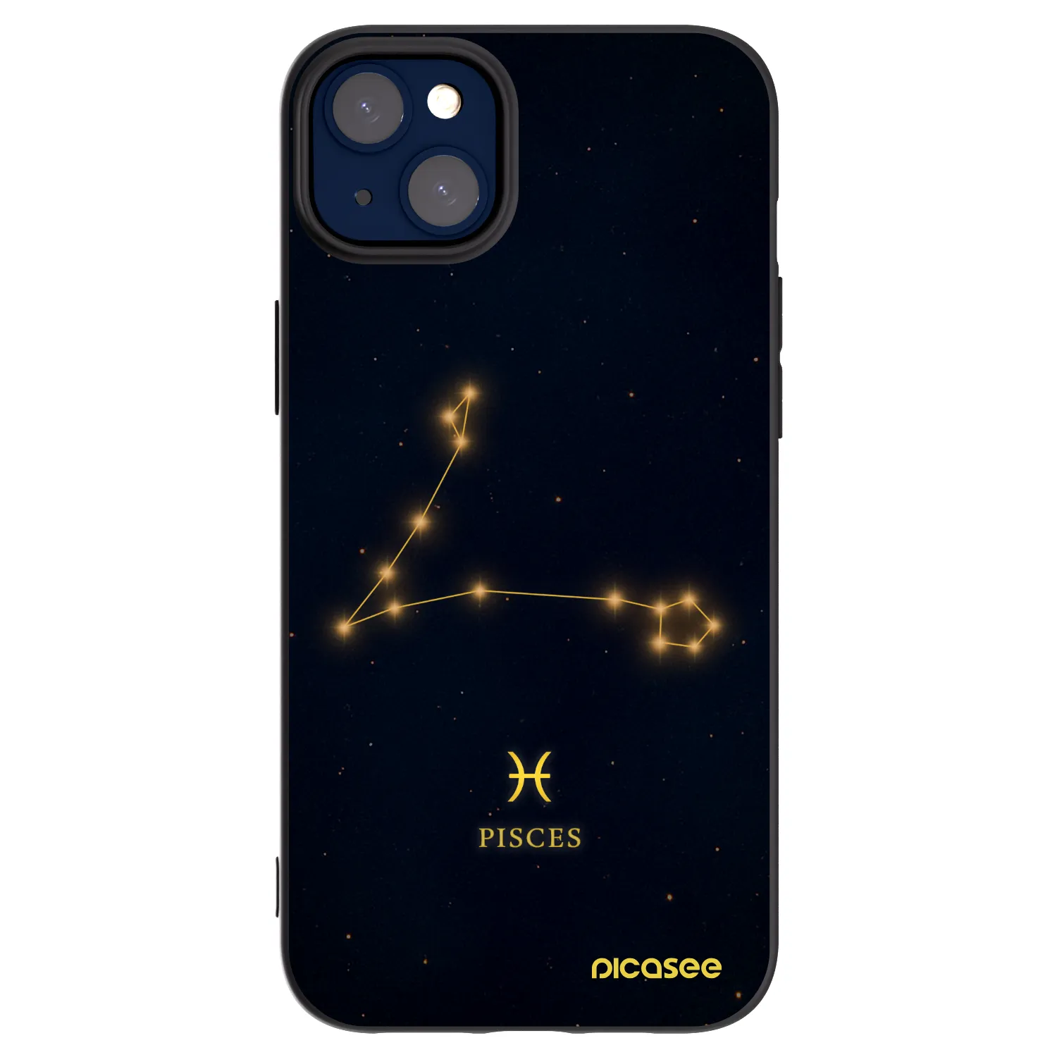 Picasee silikonový černý obal pro Apple iPhone 14 Plus - PISCES