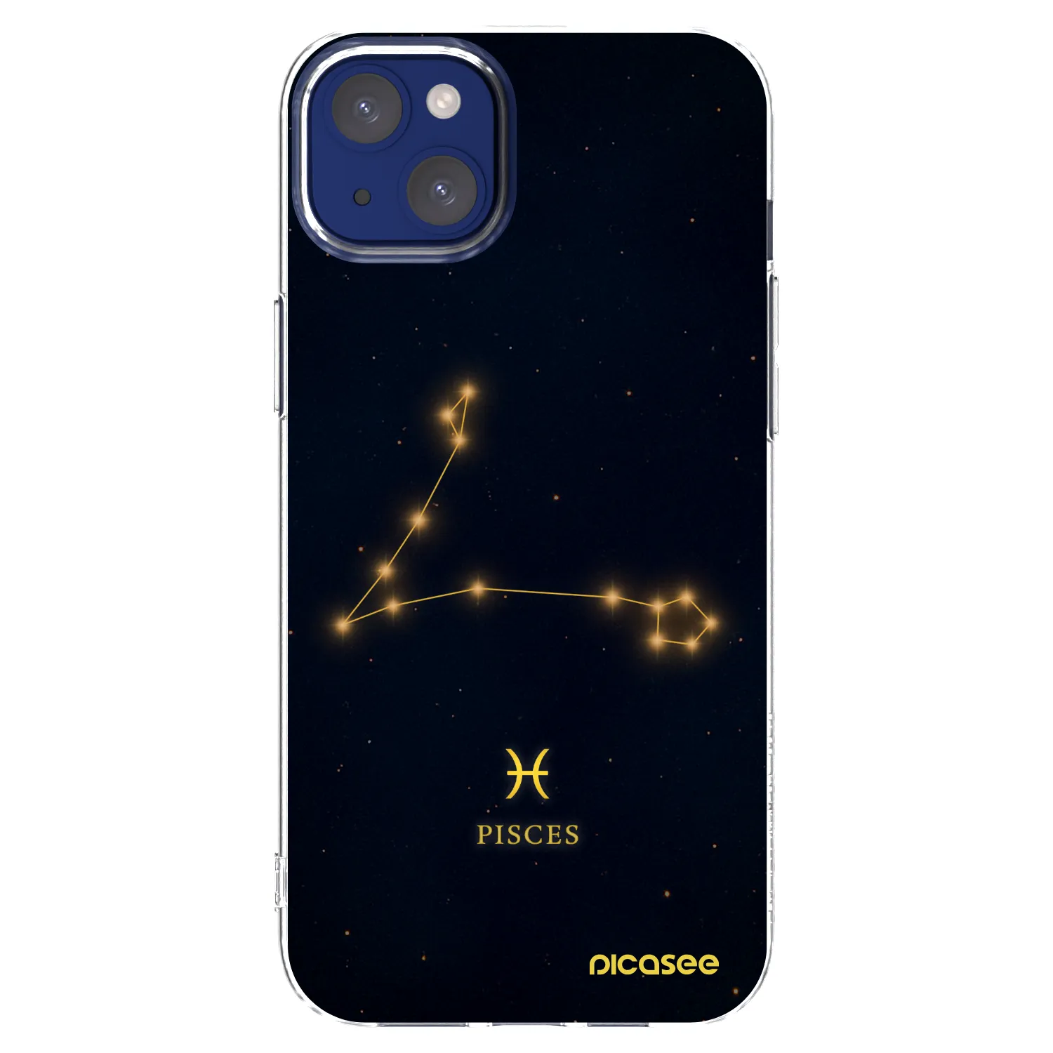 Picasee silikonový průhledný obal pro Apple iPhone 14 Plus - PISCES