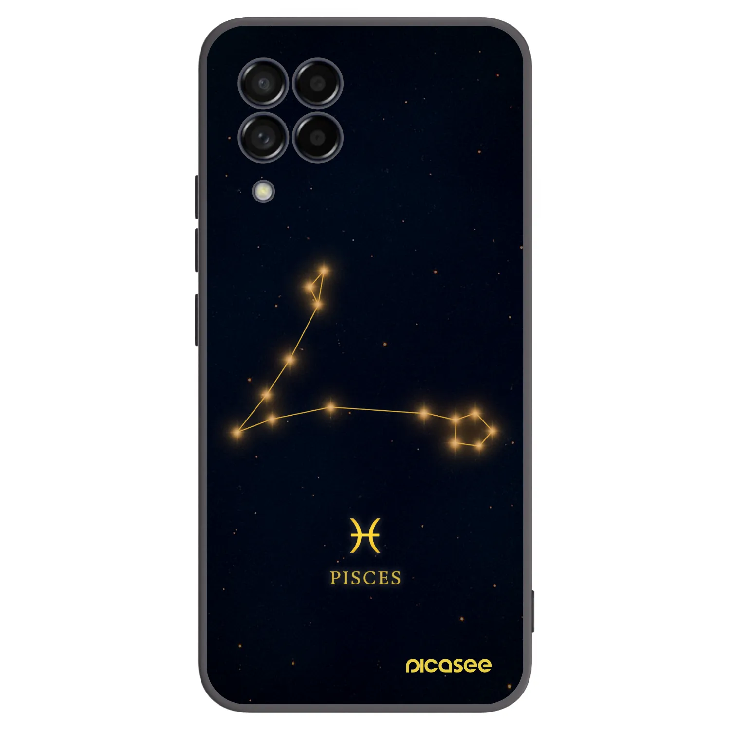 Picasee silikonový černý obal pro Samsung Galaxy M53 5G - PISCES