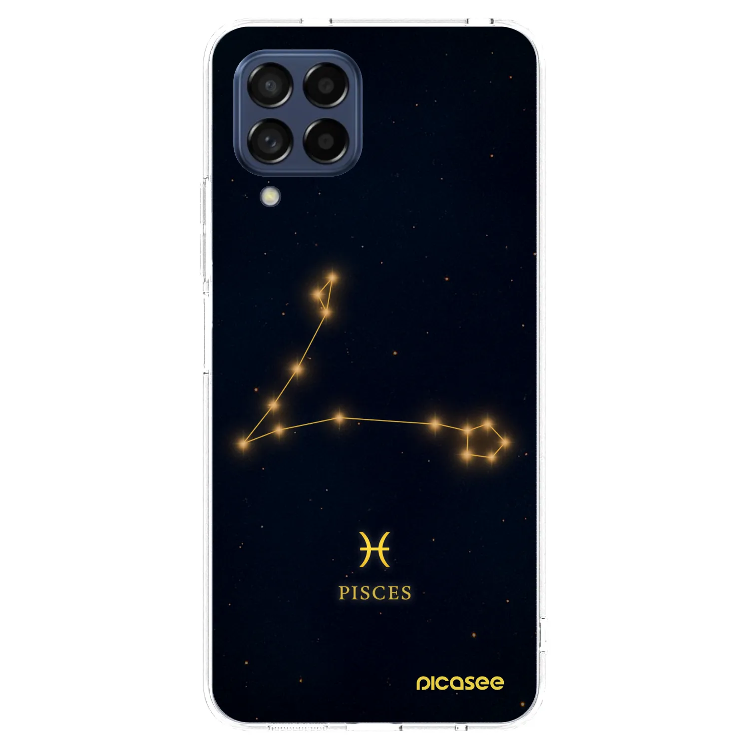 Picasee silikonový průhledný obal pro Samsung Galaxy M53 5G - PISCES