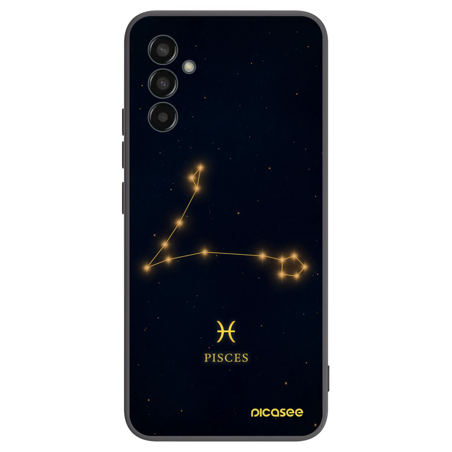 Picasee silikonový černý obal pro Samsung Galaxy M13 M135F - PISCES