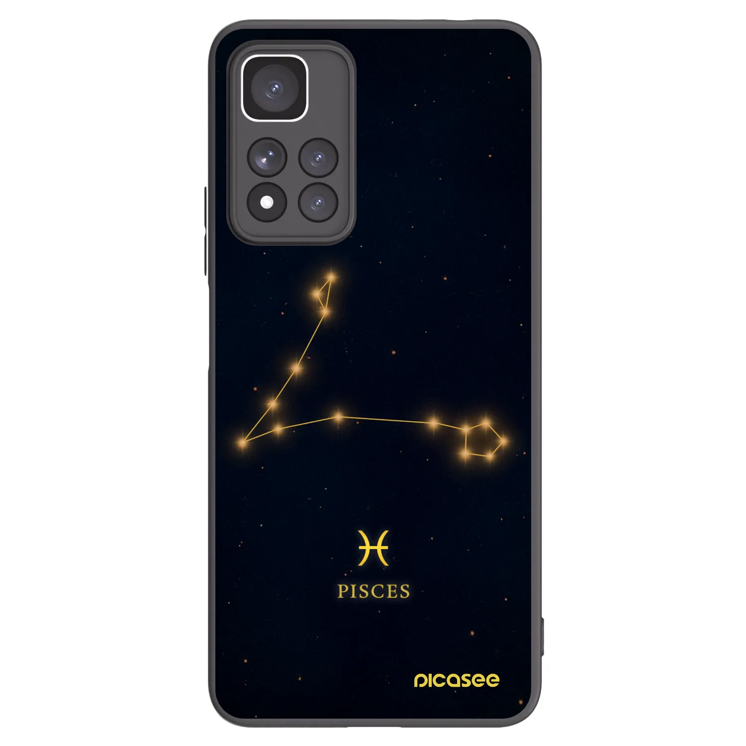 Picasee silikonový černý obal pro Xiaomi Redmi Note 11 Pro+ 5G - PISCES