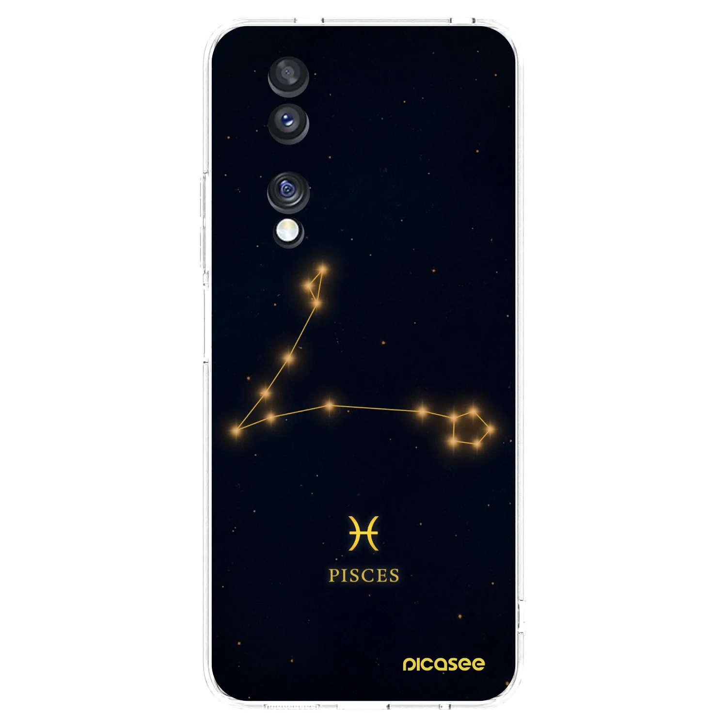 Picasee silikonový průhledný obal pro Honor 70 - PISCES