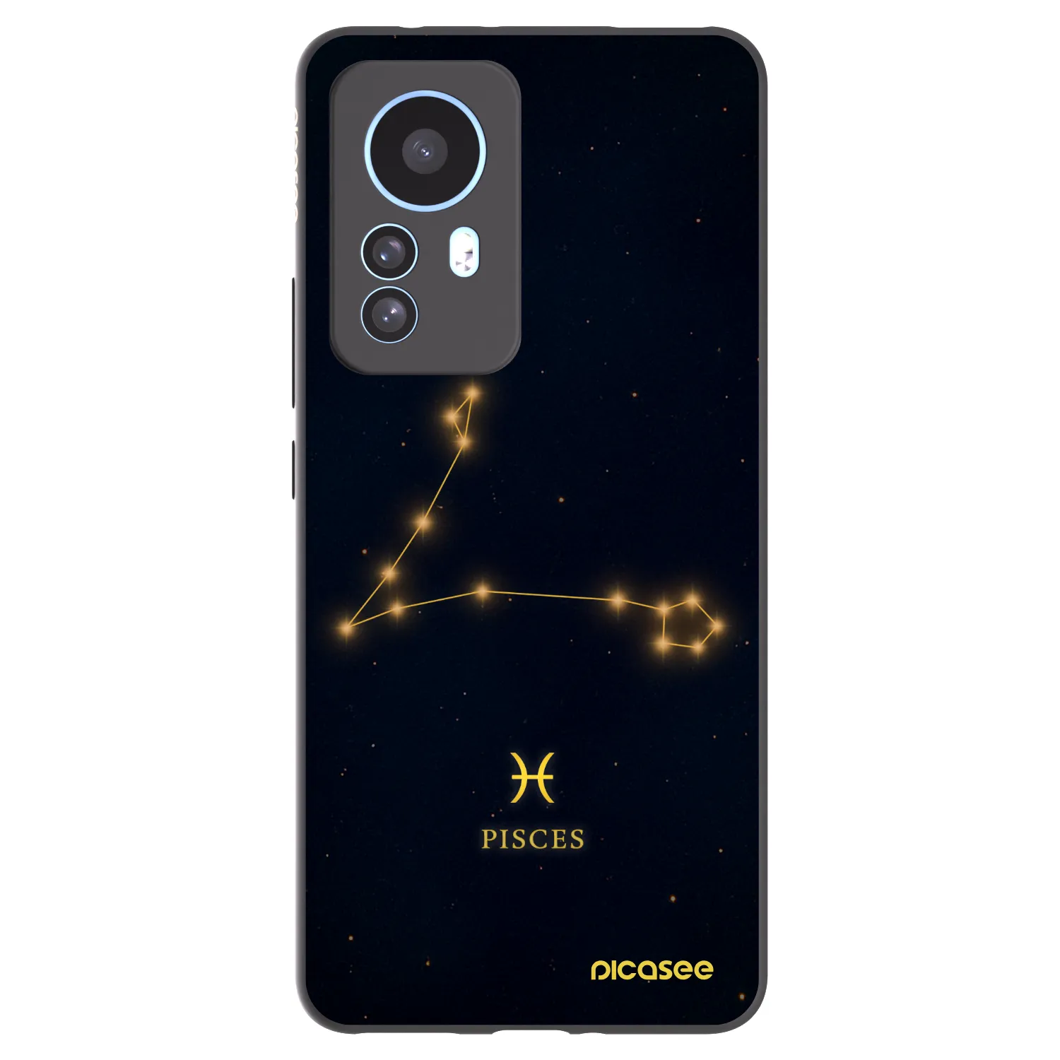 Picasee silikonový černý obal pro Xiaomi 12T - PISCES