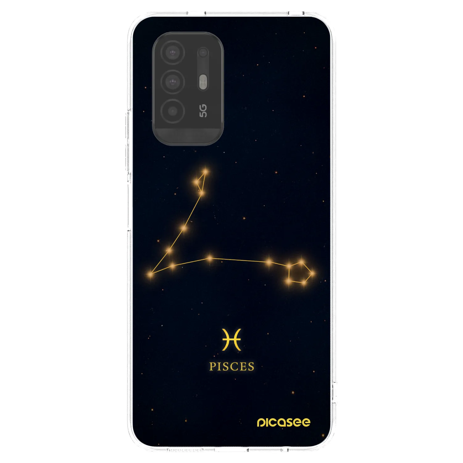Picasee silikonový průhledný obal pro OPPO A94 5G - PISCES
