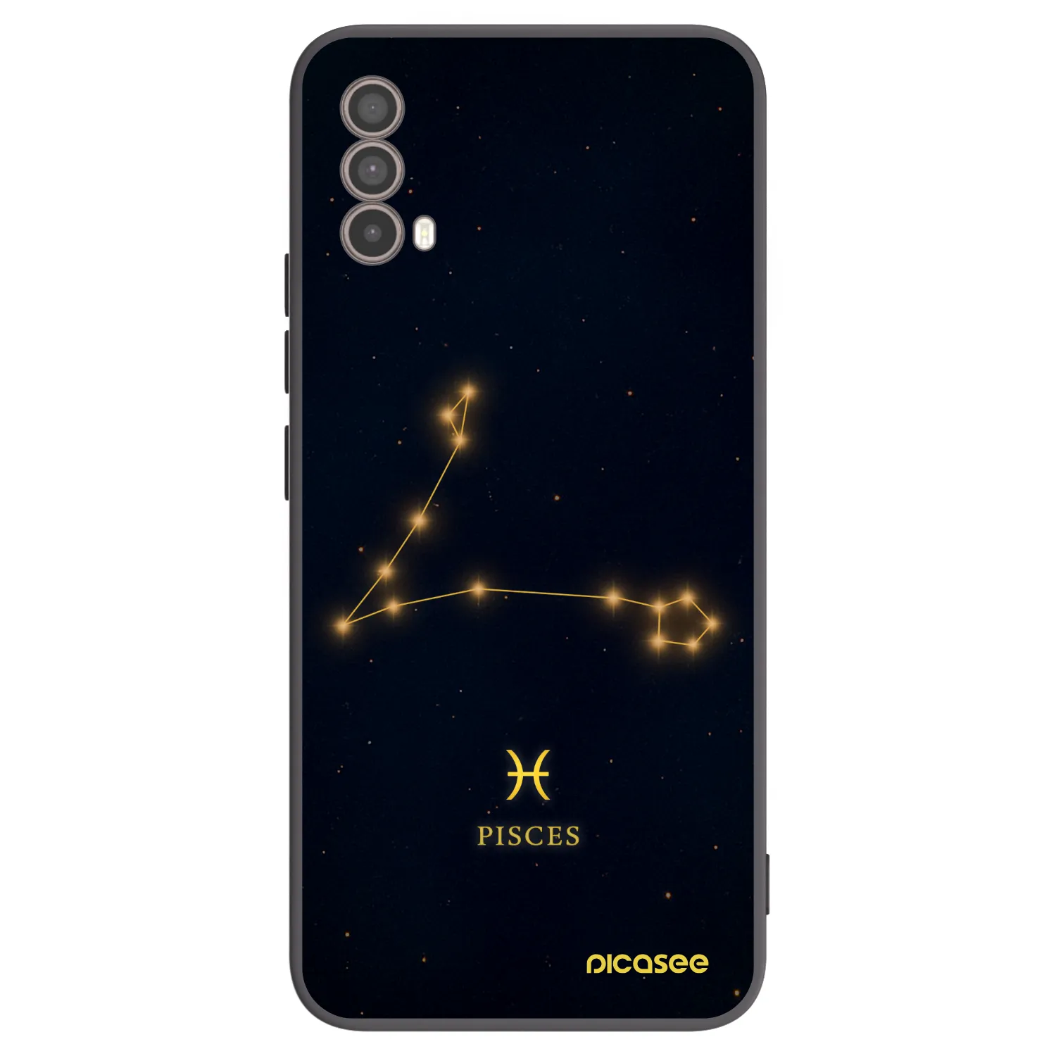 Picasee silikonový černý obal pro Motorola Moto E40 - PISCES