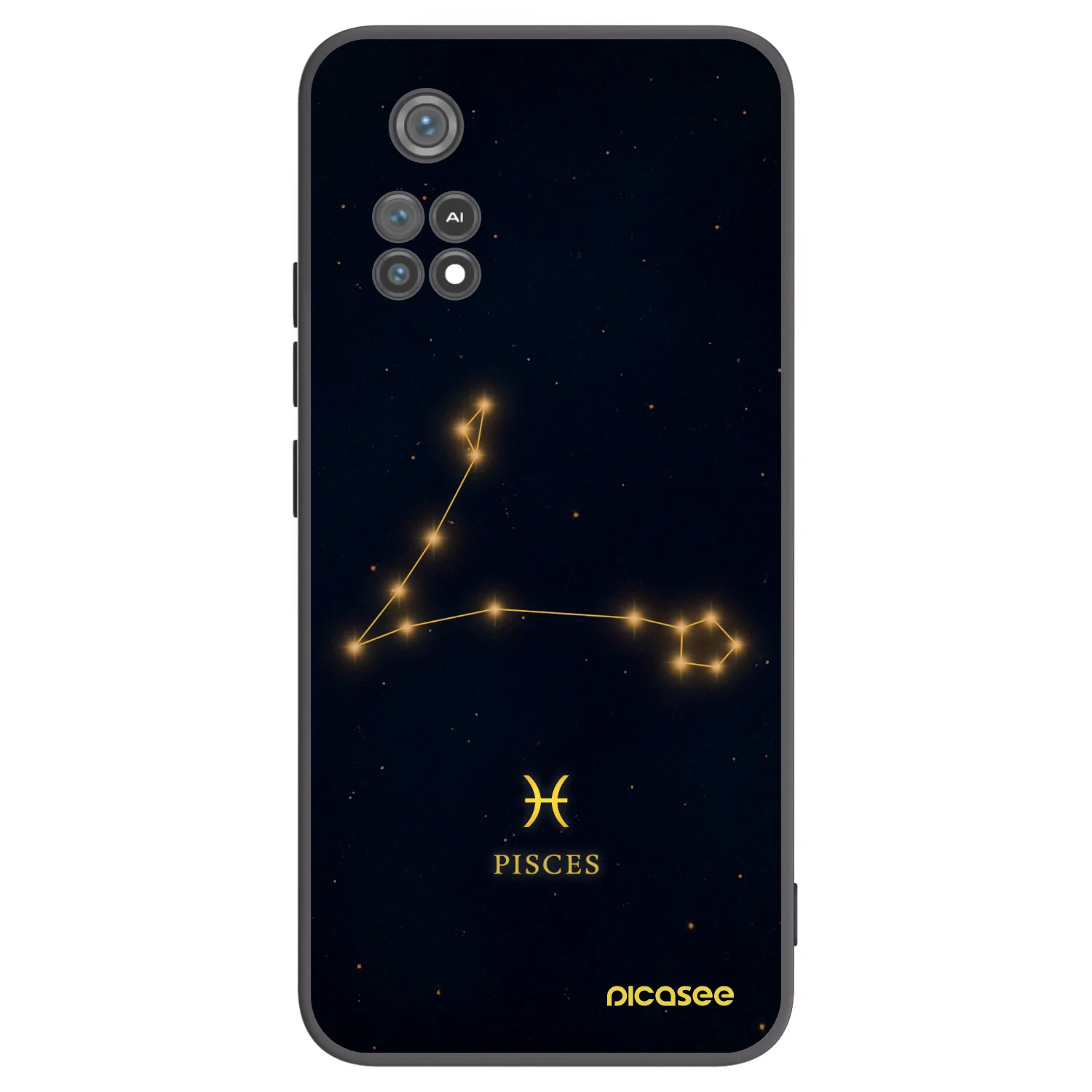 Picasee silikonový černý obal pro Xiaomi Poco M4 Pro - PISCES