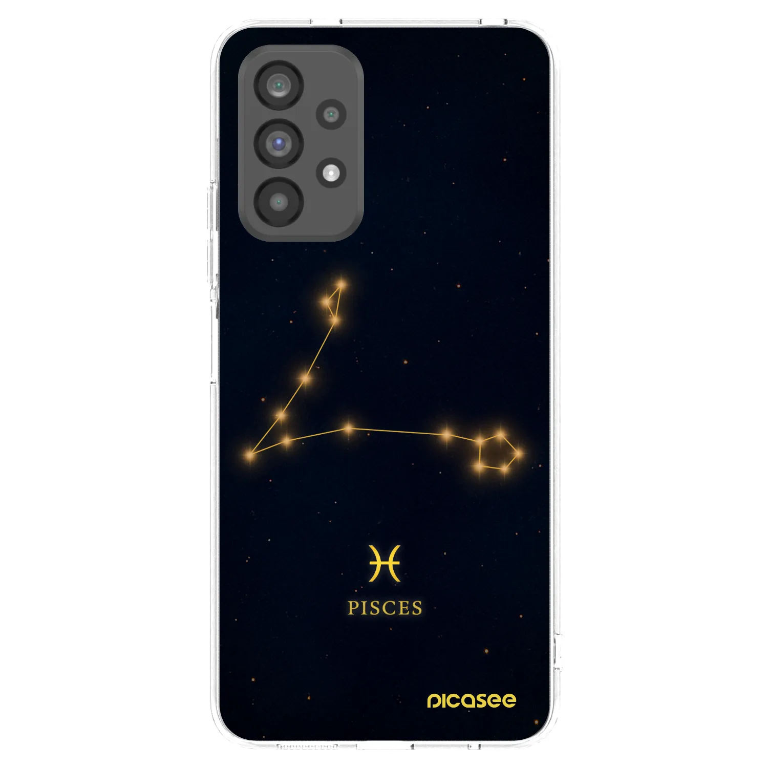 Picasee silikonový průhledný obal pro Samsung Galaxy A73 5G - PISCES