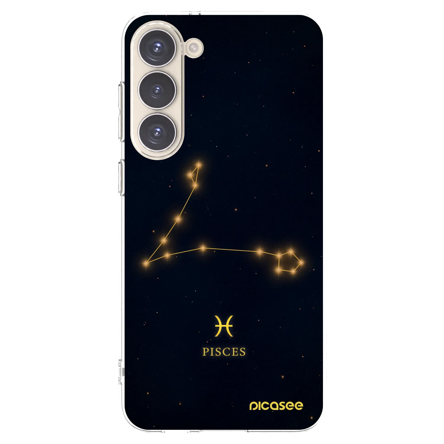 Picasee silikonový průhledný obal pro Samsung Galaxy S23+ 5G - PISCES
