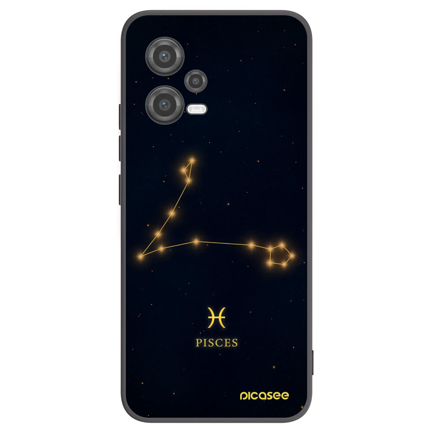 Picasee silikonový černý obal pro Xiaomi Poco X5 - PISCES