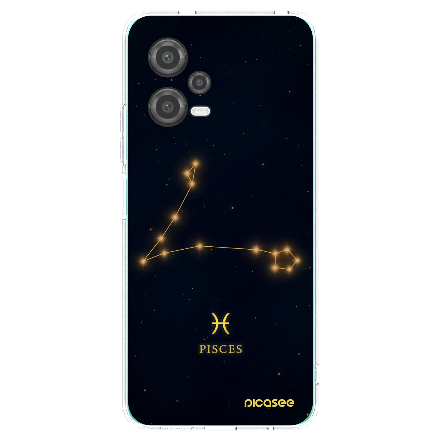 Picasee silikonový průhledný obal pro Xiaomi Poco X5 - PISCES