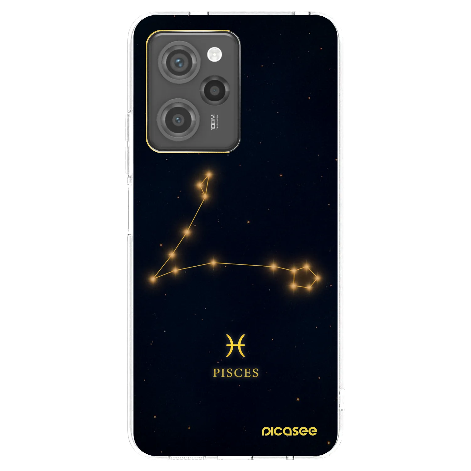 Picasee silikonový průhledný obal pro Xiaomi Poco X5 Pro - PISCES