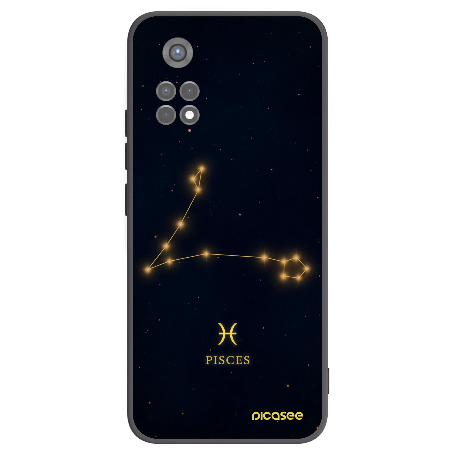 Picasee silikonový černý obal pro Xiaomi Redmi Note 11S 5G - PISCES