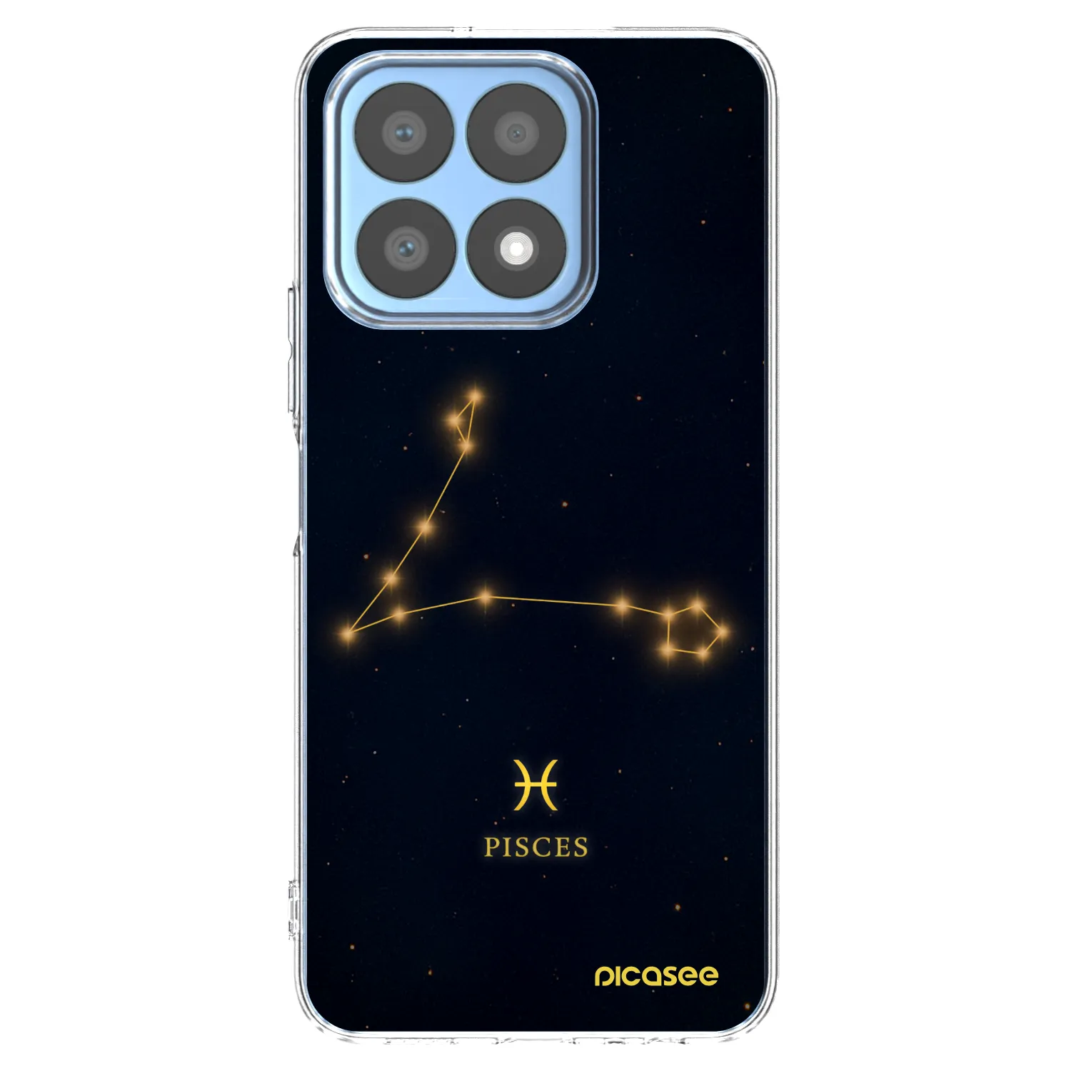 Picasee silikonový průhledný obal pro Honor X8a - PISCES