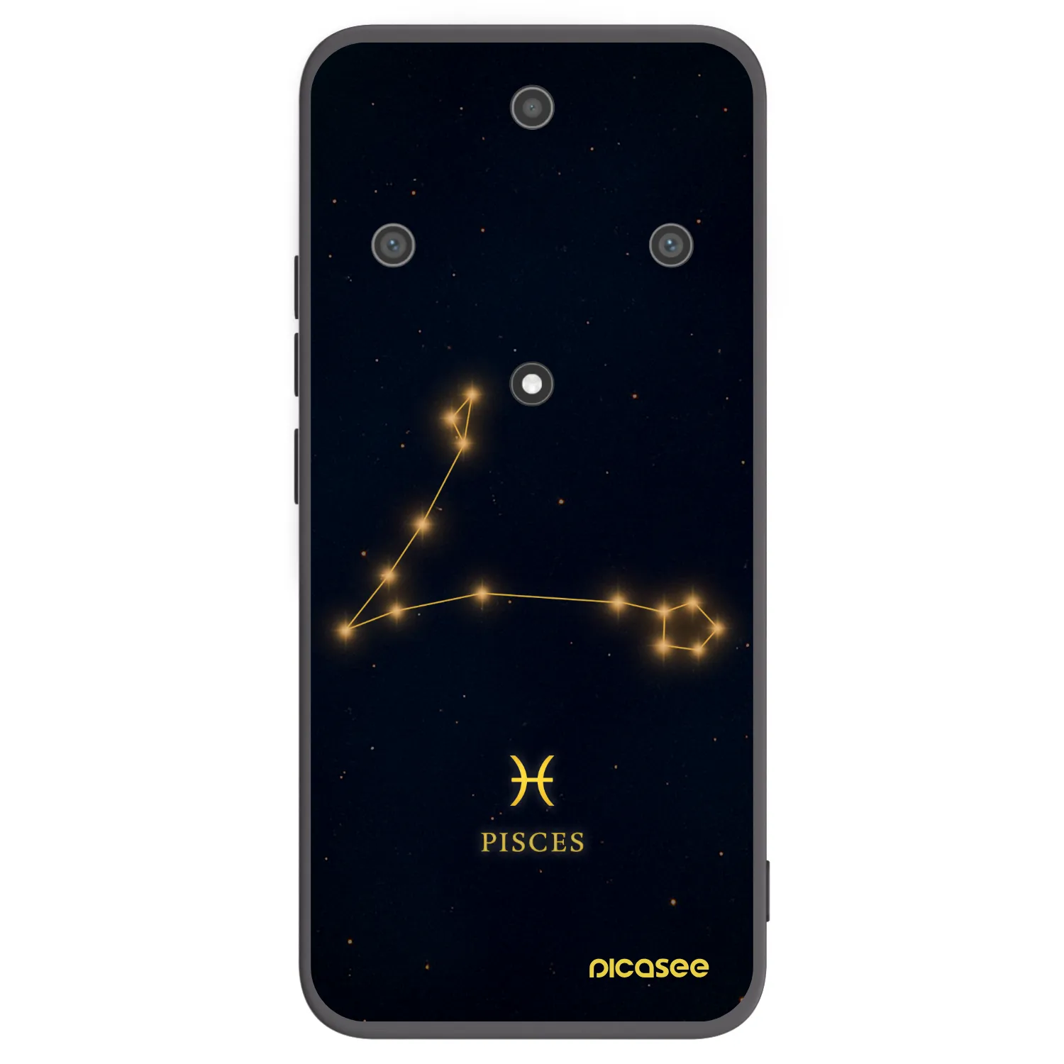 Picasee silikonový černý obal pro Honor Magic5 Lite 5G - PISCES