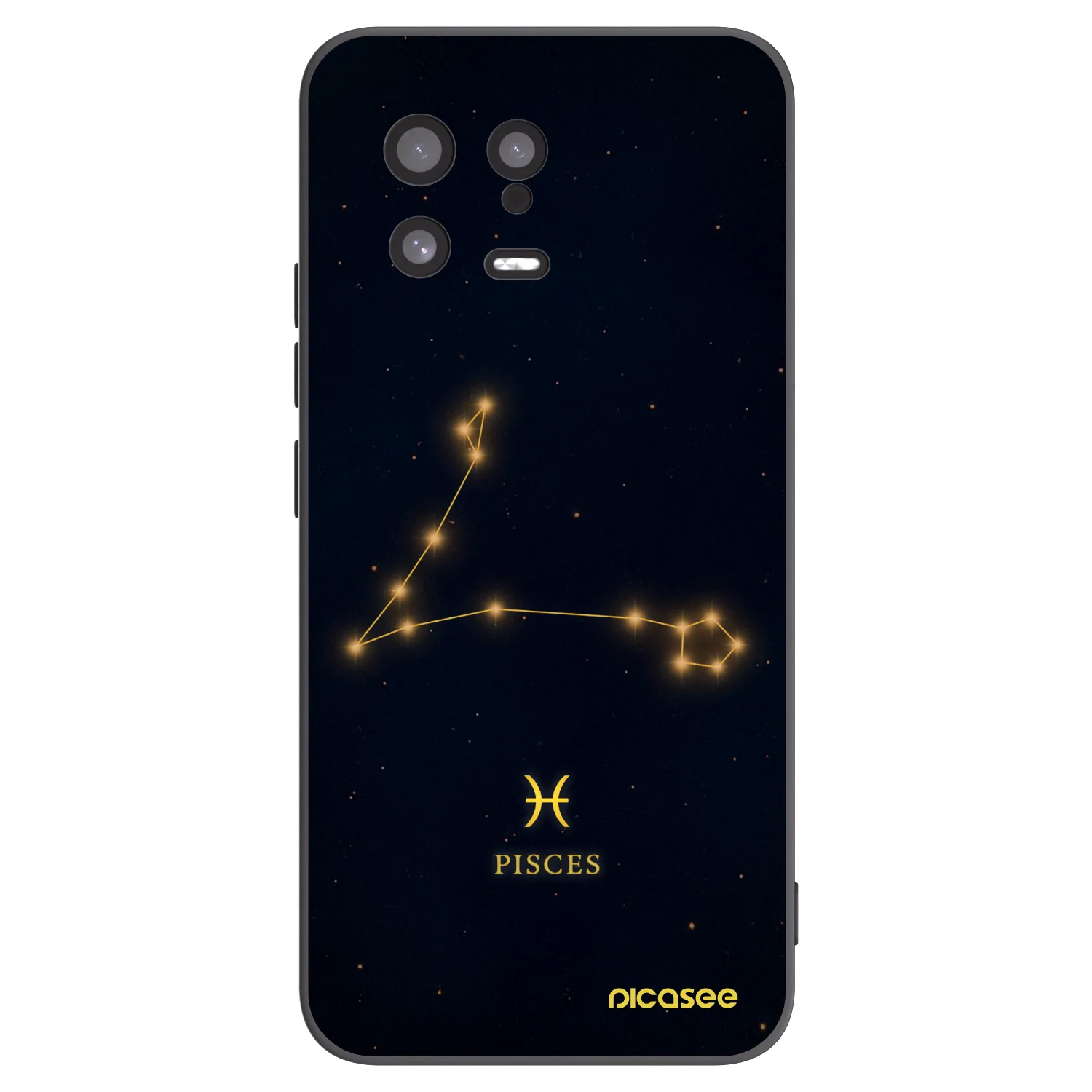 Picasee silikonový černý obal pro Xiaomi 13 - PISCES