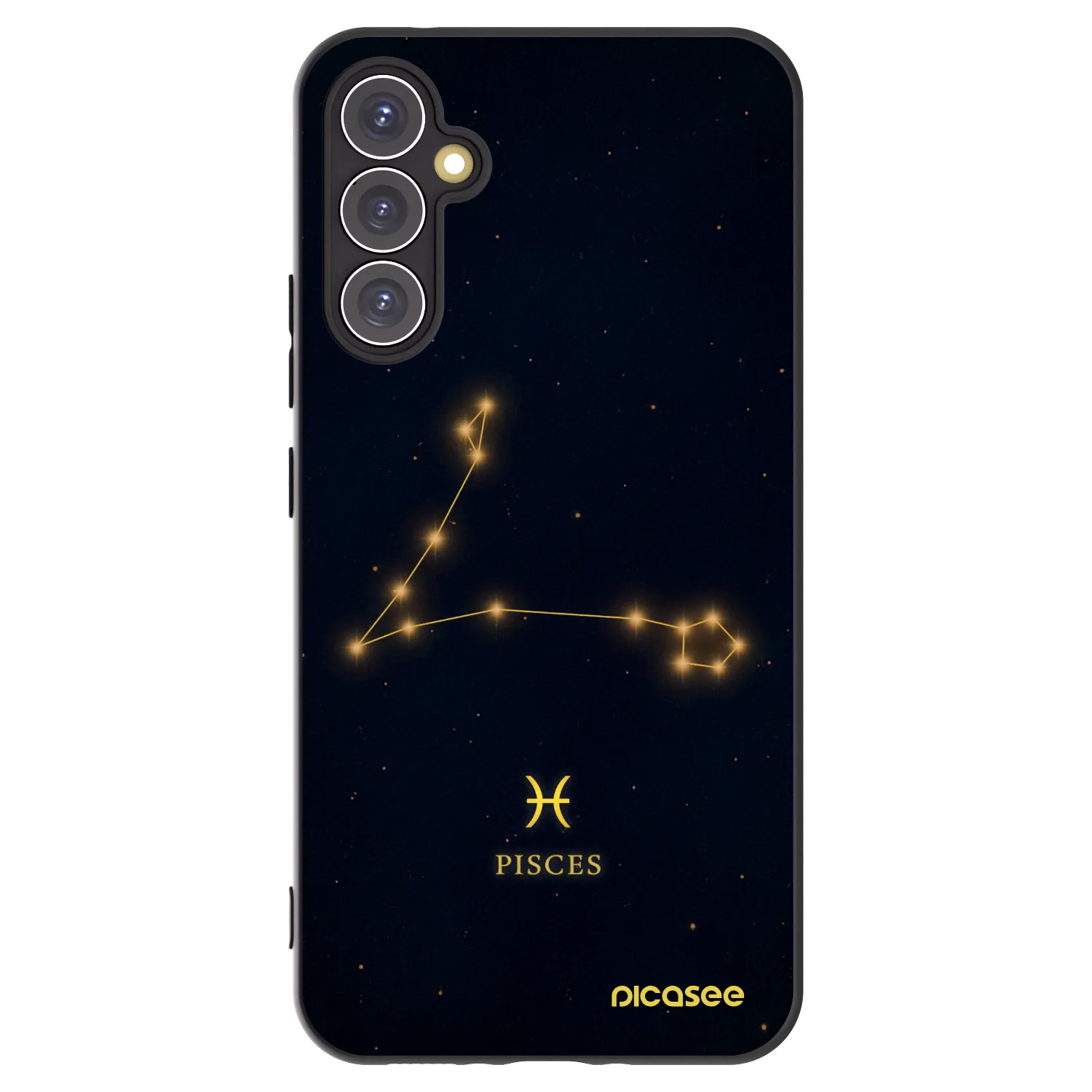 Picasee silikonový černý obal pro Samsung Galaxy A34 5G A346B - PISCES