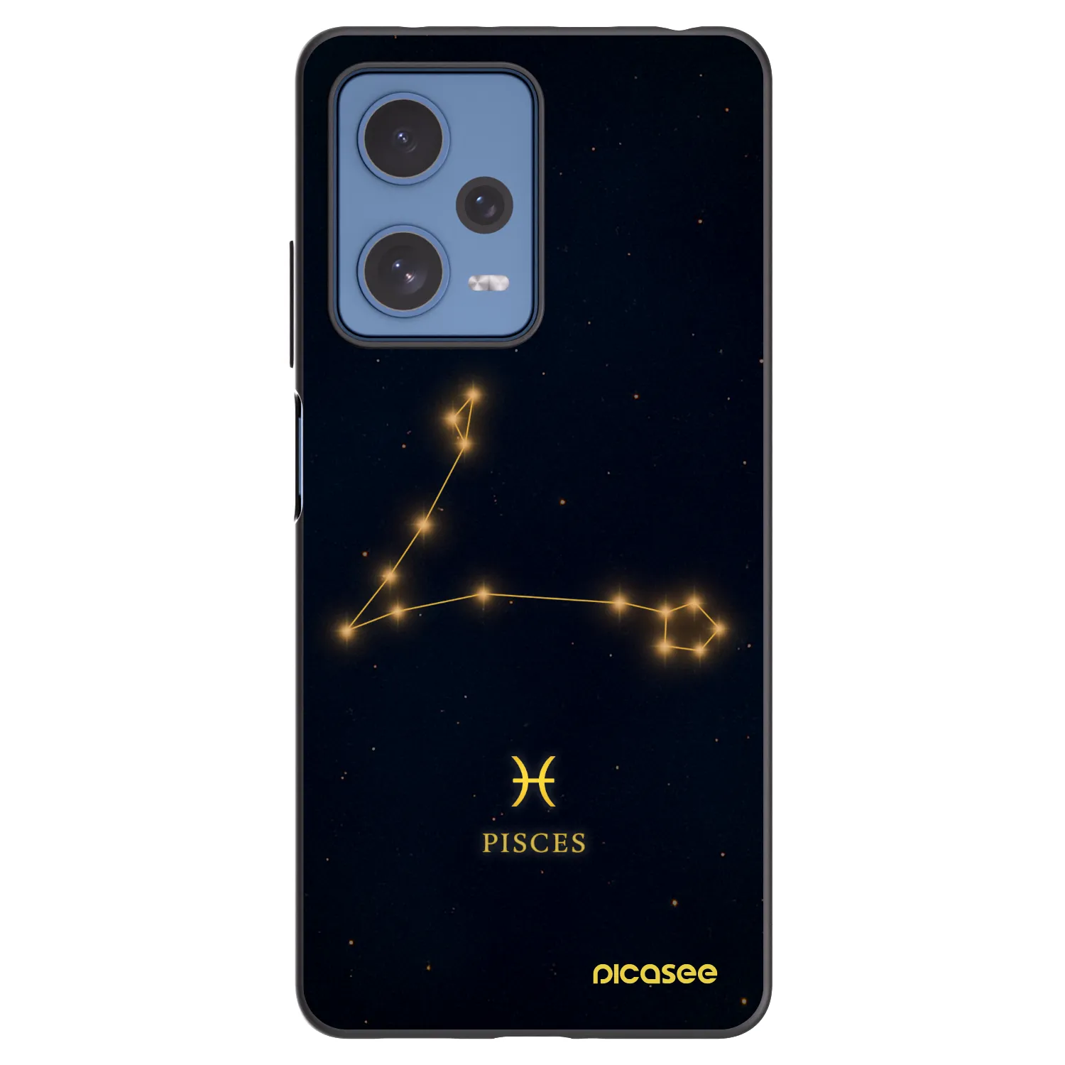 Picasee silikonový černý obal pro Xiaomi Redmi Note 12 Pro 5G - PISCES