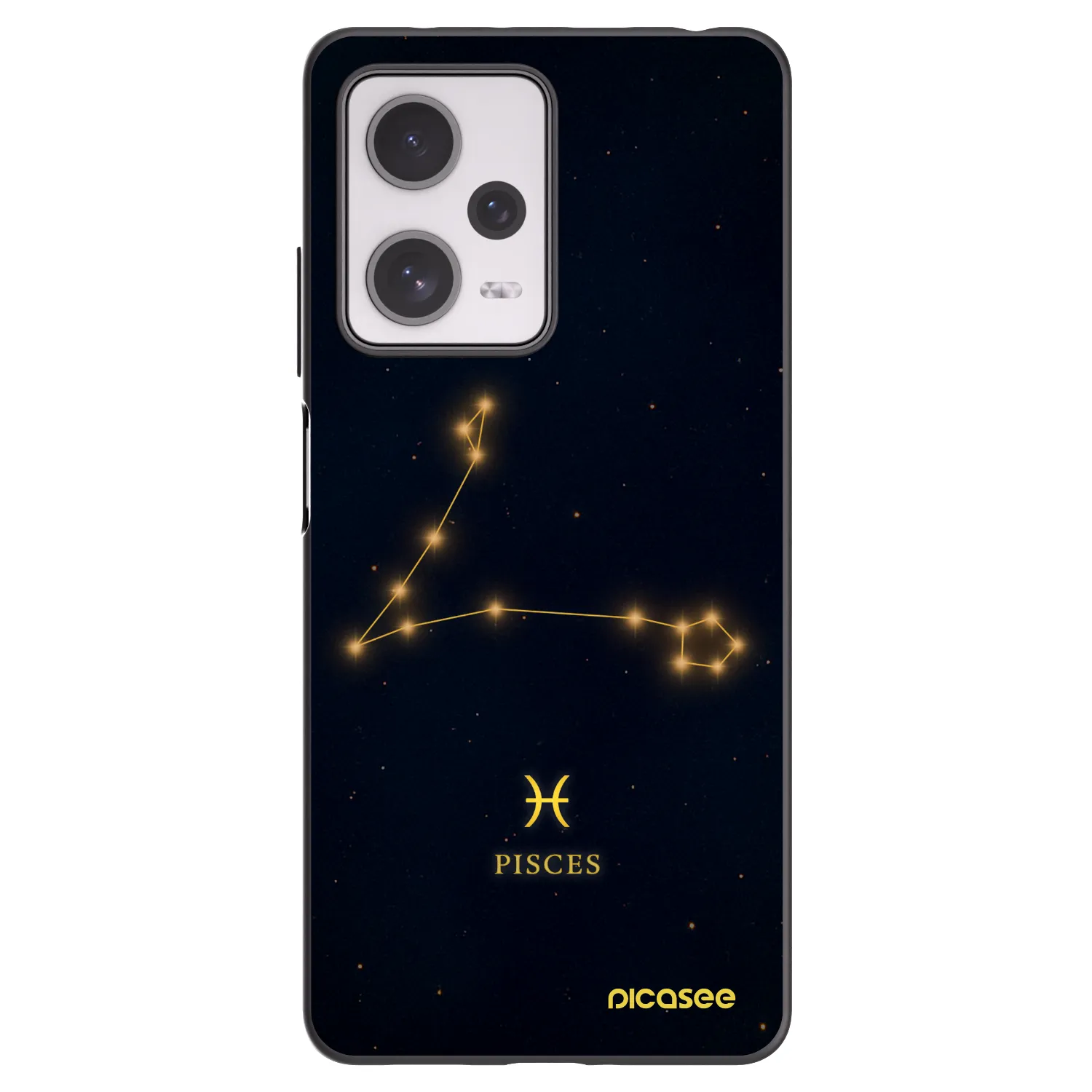 Picasee silikonový černý obal pro Xiaomi Redmi Note 12 Pro+ 5G - PISCES