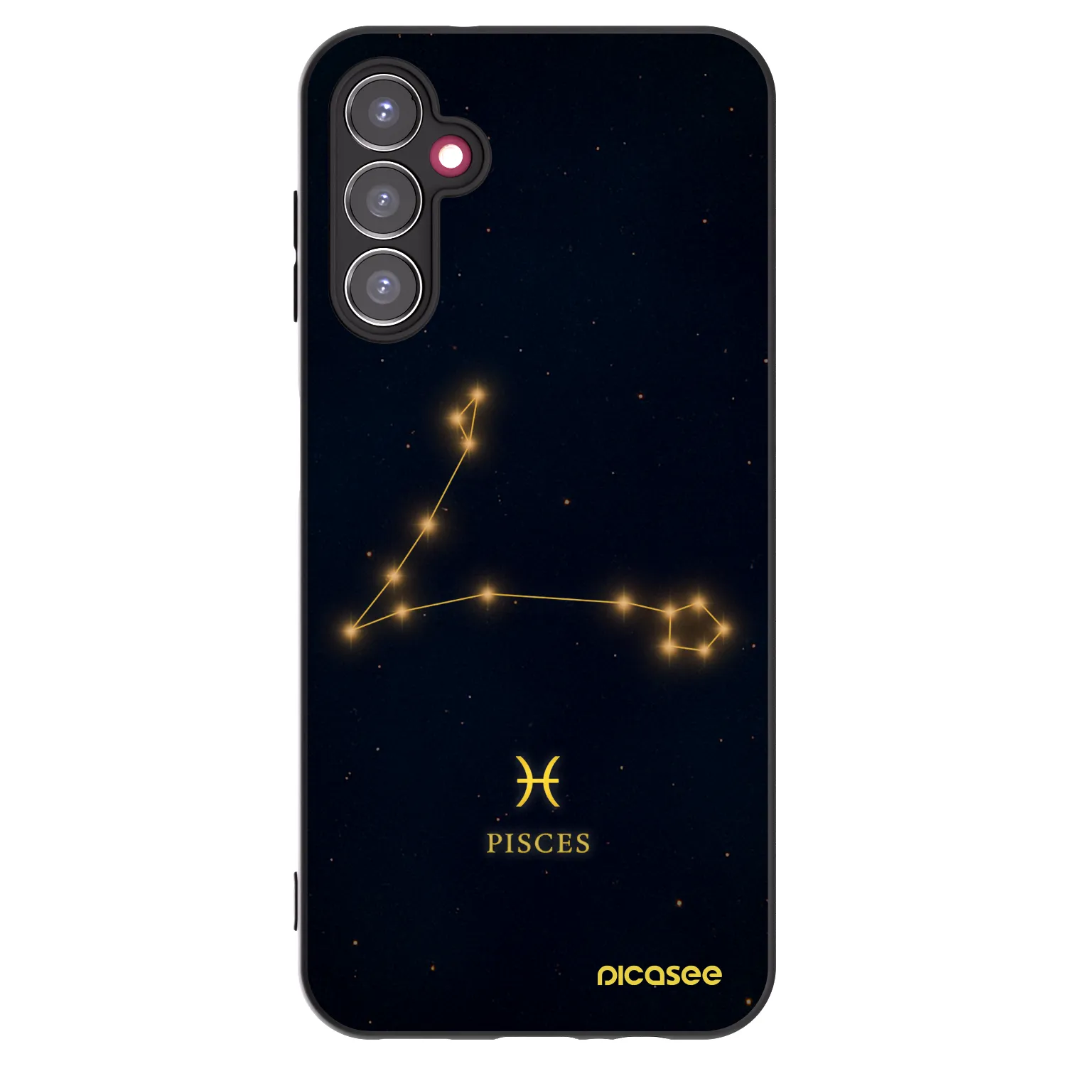 Picasee silikonový černý obal pro Samsung Galaxy A14 4G A145R - PISCES