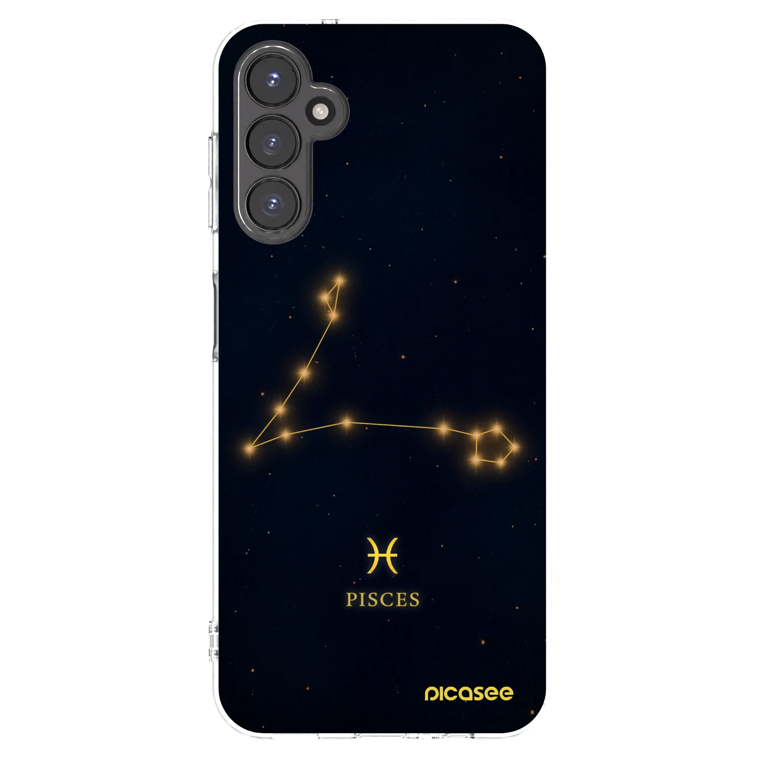 Picasee silikonový průhledný obal pro Samsung Galaxy A14 4G A145R - PISCES