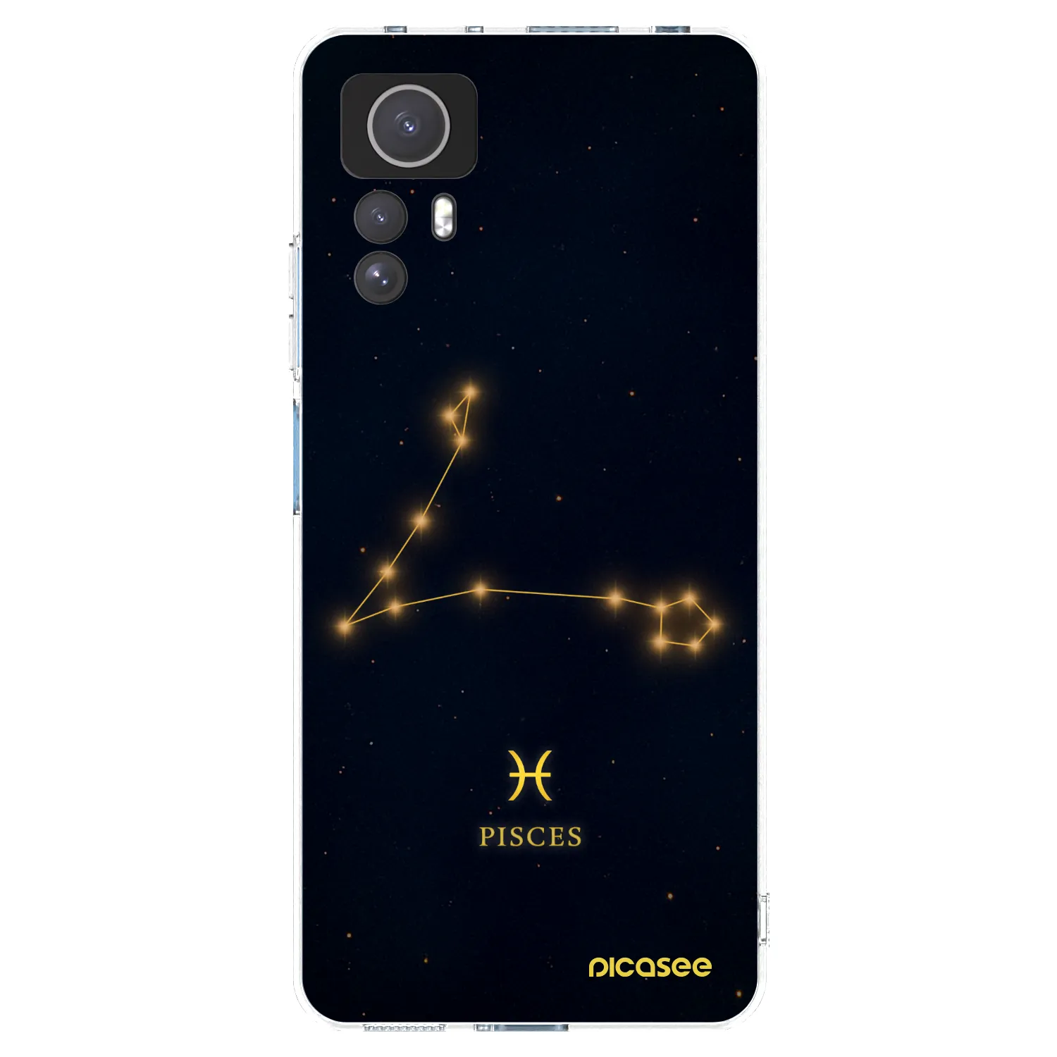 Picasee silikonový průhledný obal pro Xiaomi Redmi Note 12S - PISCES