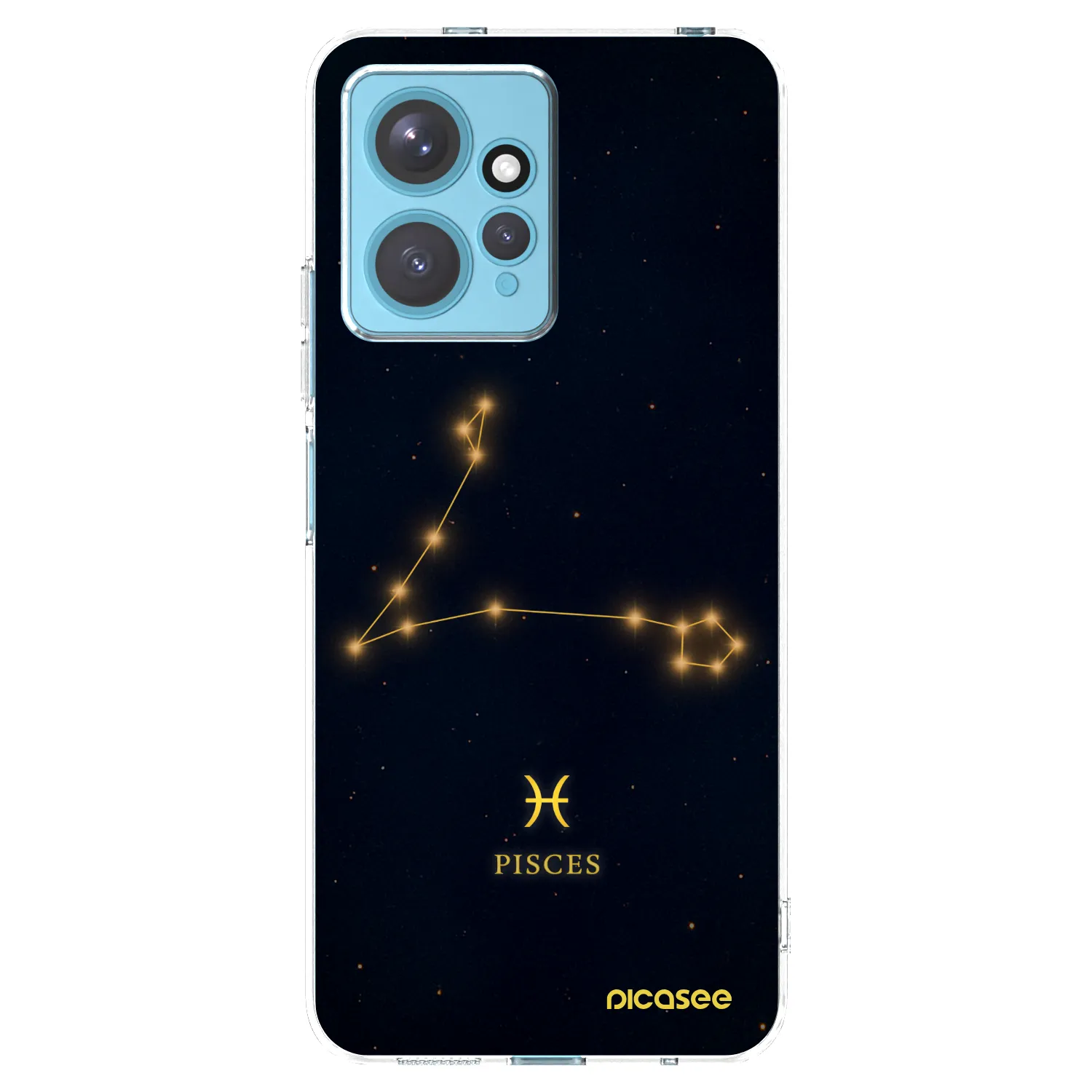 Picasee silikonový průhledný obal pro Xiaomi Redmi Note 12 4G - PISCES