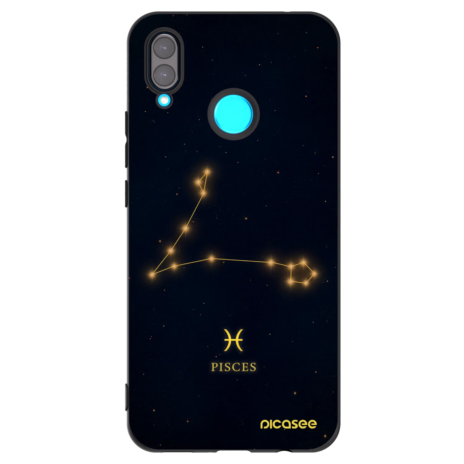 Picasee silikonový černý obal pro Huawei Nova 3 - PISCES