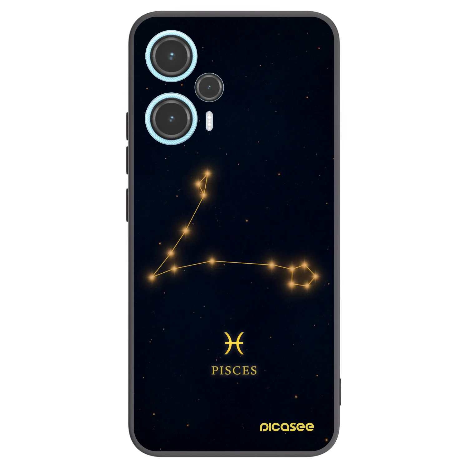 Picasee silikonový černý obal pro Xiaomi Poco F5 - PISCES