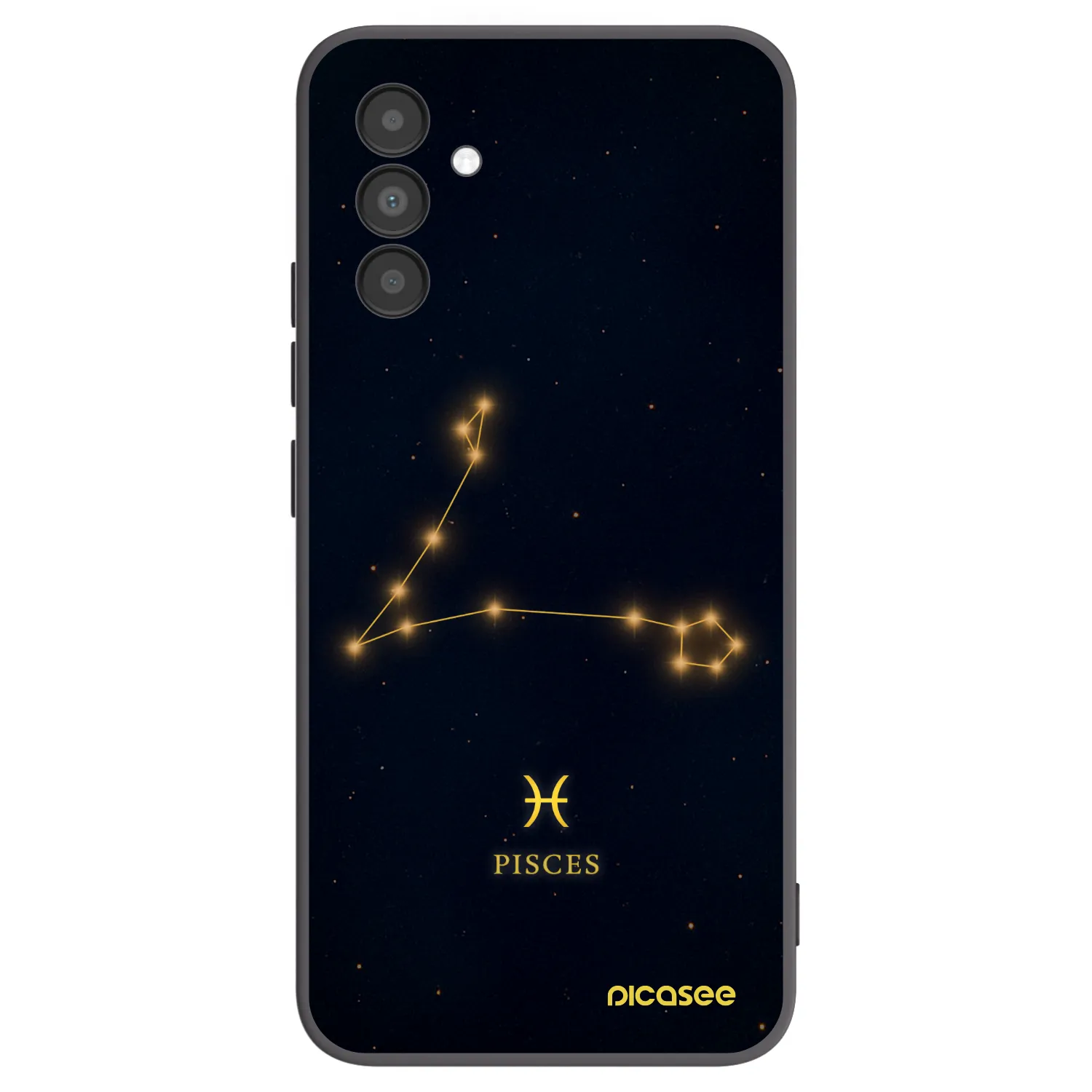 Picasee silikonový černý obal pro Samsung Galaxy A04s A047F - PISCES