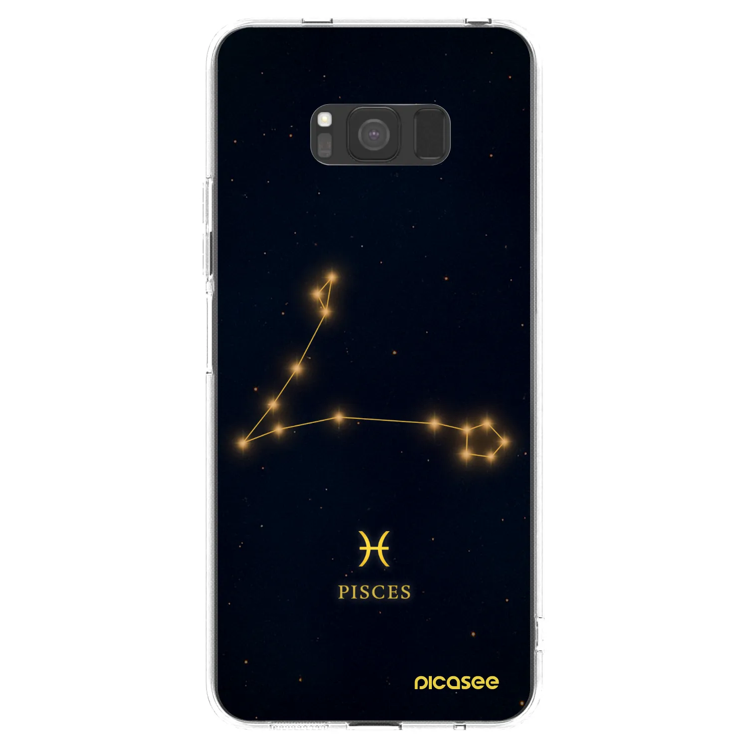 Picasee silikonový průhledný obal pro Samsung Galaxy S8 G950F - PISCES