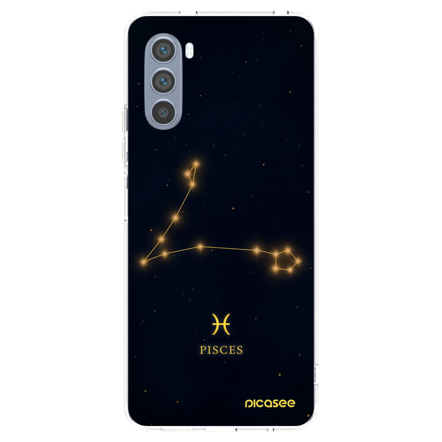 Picasee silikonový průhledný obal pro Motorola Moto G62 - PISCES