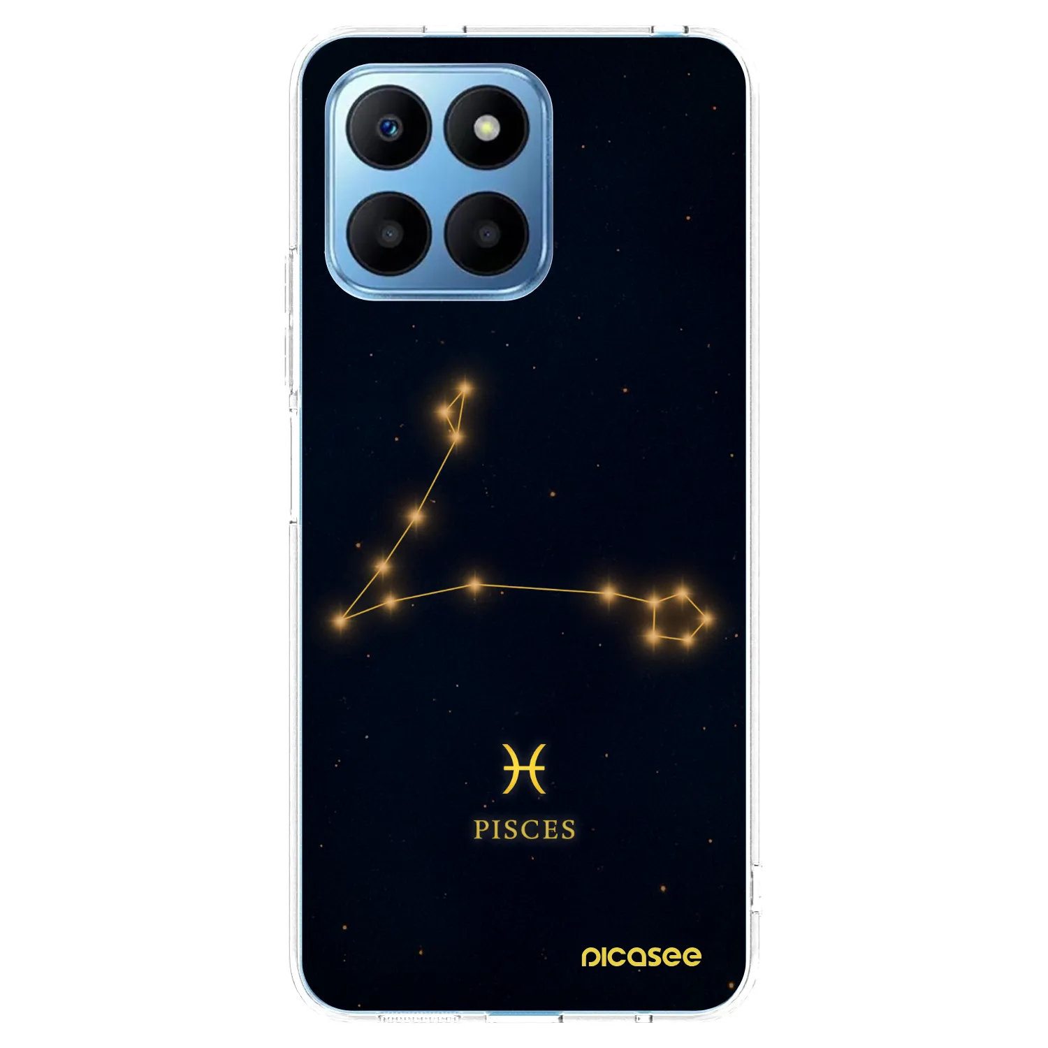 Picasee silikonový průhledný obal pro Honor 70 Lite - PISCES
