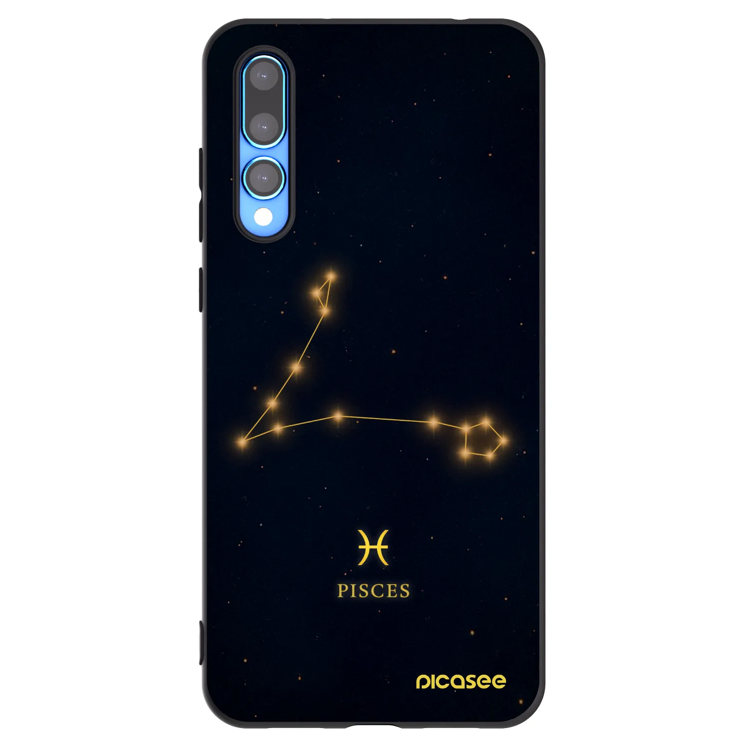 Picasee silikonový černý obal pro Huawei P20 Pro - PISCES