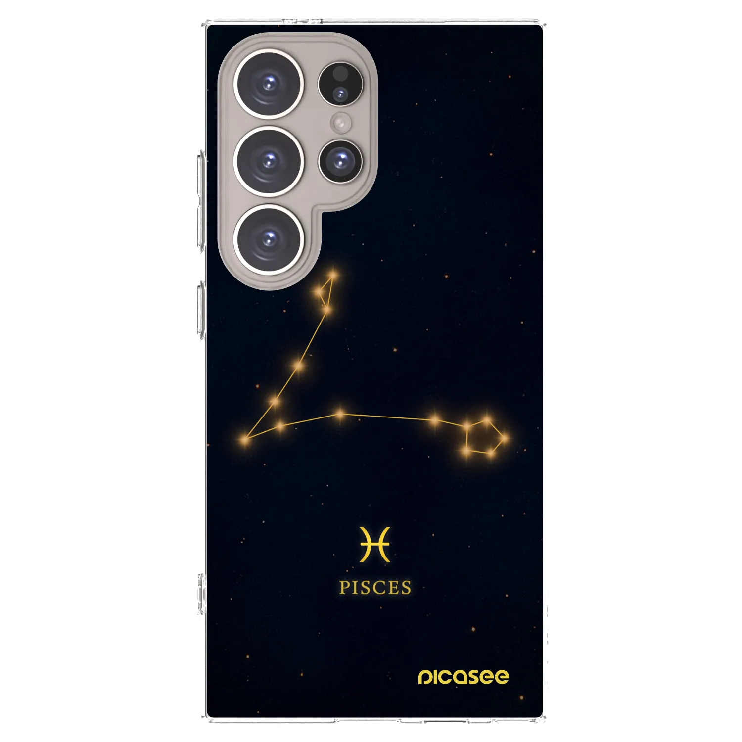 Picasee silikonový průhledný obal pro Samsung Galaxy S24 Ultra S928B 5G - PISCES