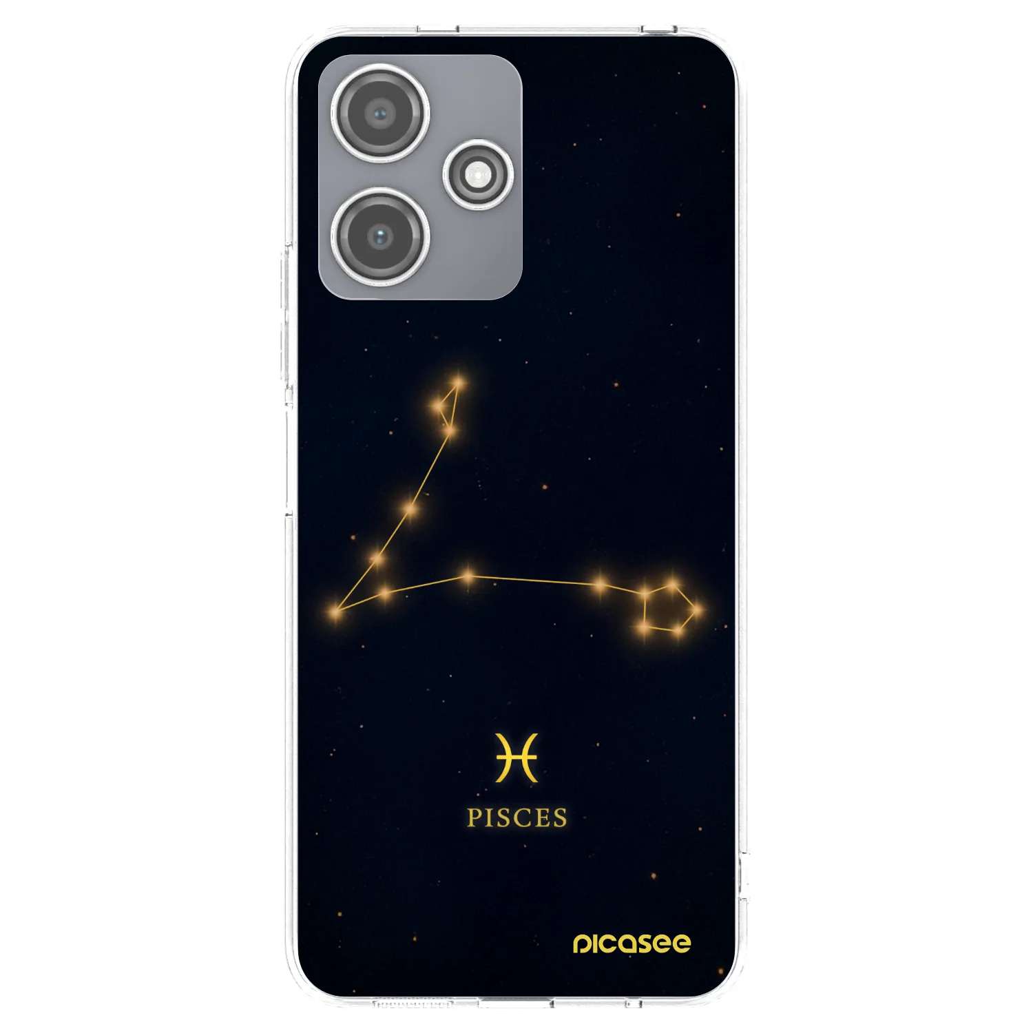 Picasee silikonový průhledný obal pro Xiaomi Redmi 12 5G - PISCES