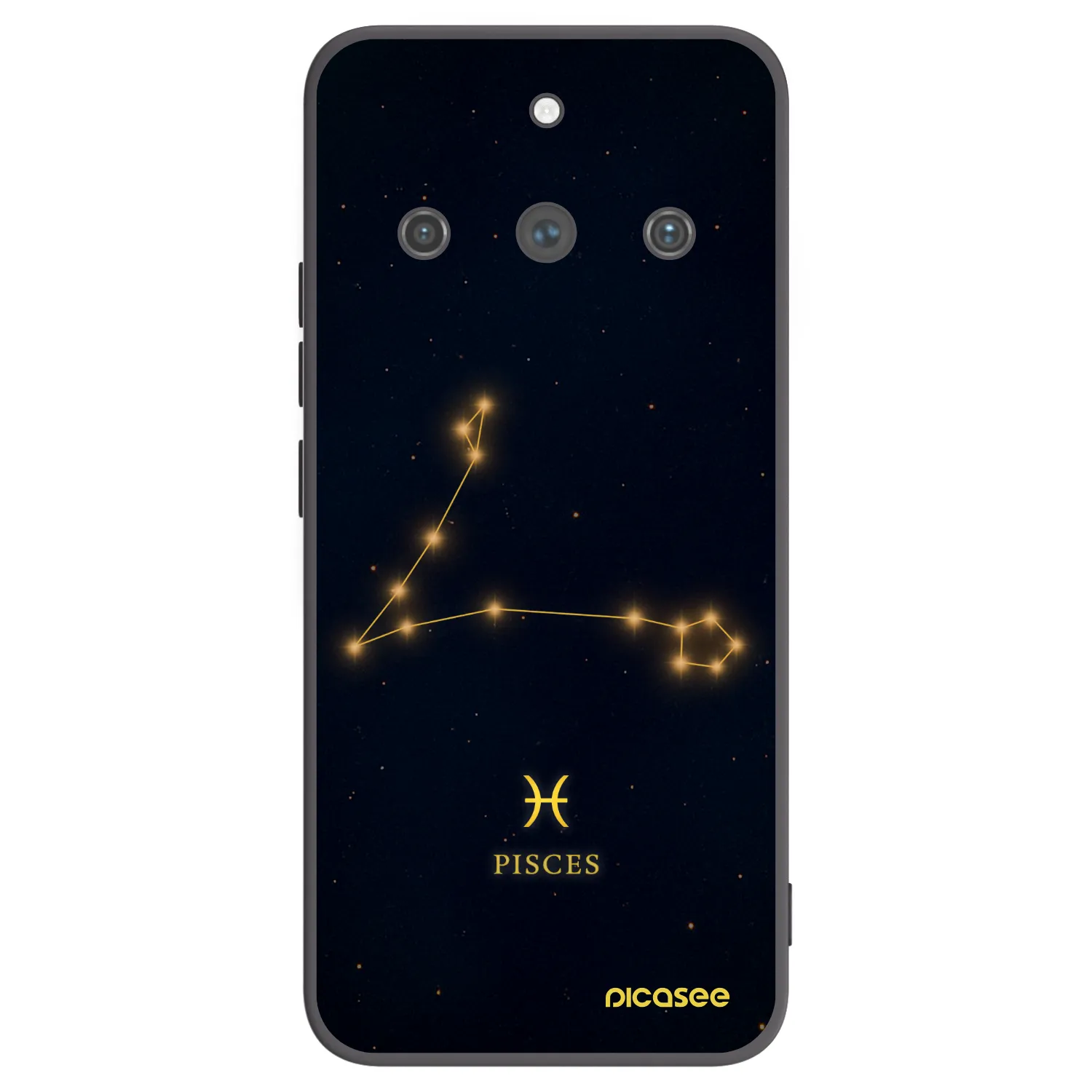 Picasee silikonový černý obal pro Realme 11 Pro+ - PISCES
