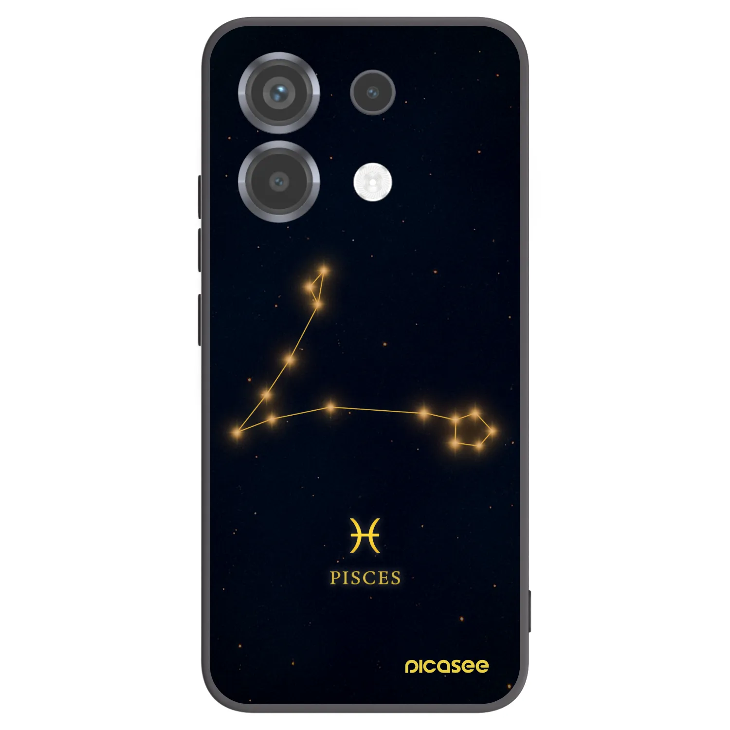Picasee silikonový černý obal pro Xiaomi Poco X6 - PISCES