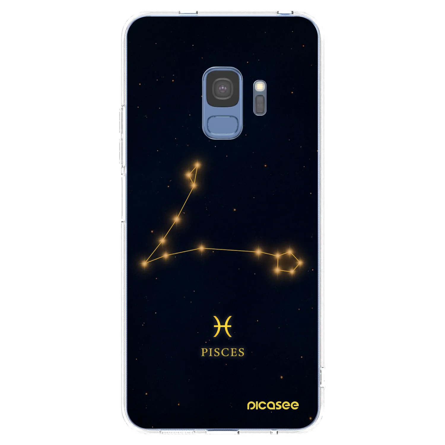 Picasee silikonový průhledný obal pro Samsung Galaxy S9 G960F - PISCES