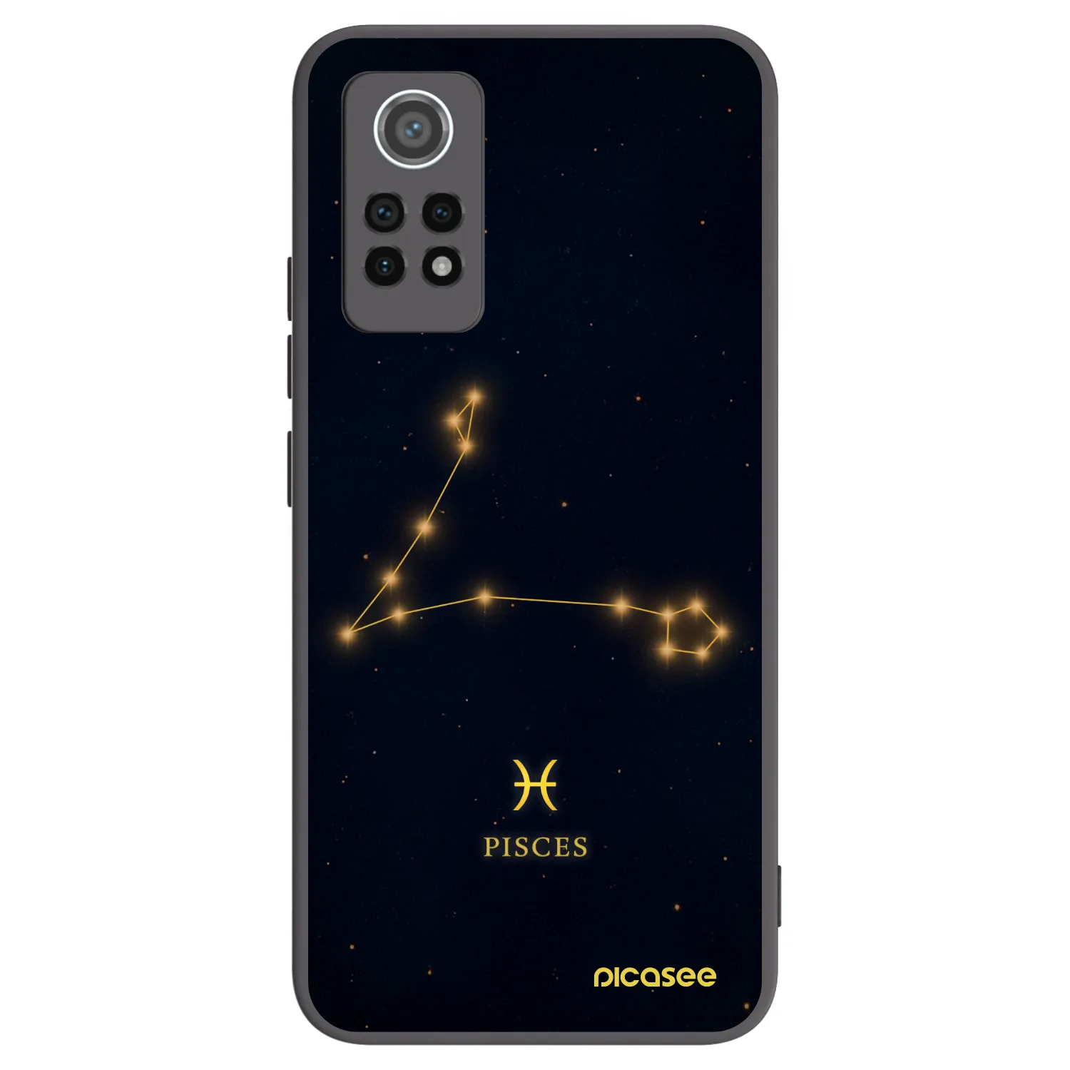 Picasee silikonový černý obal pro Xiaomi Redmi Note 12 Pro 4G - PISCES
