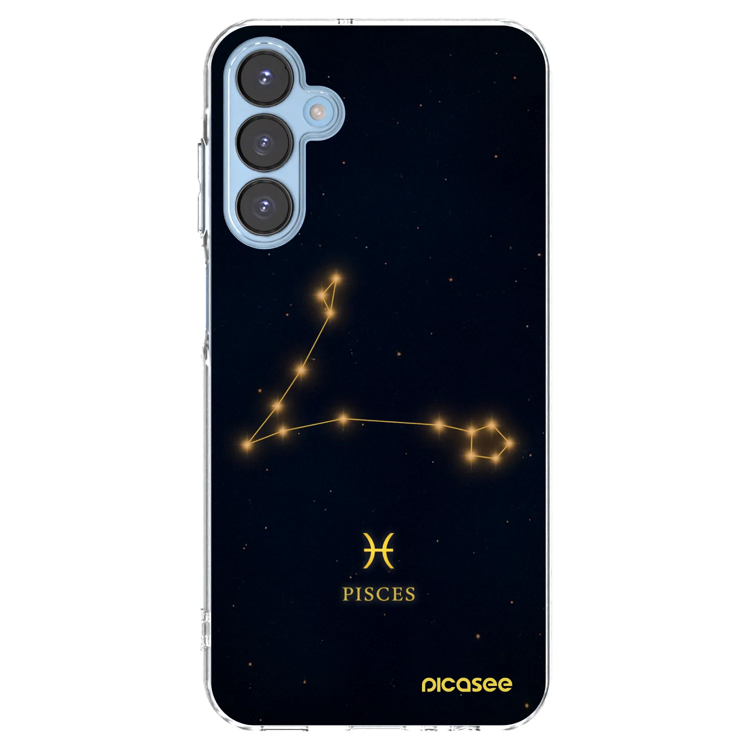 Picasee silikonový průhledný obal pro Samsung Galaxy A15 A156B 5G - PISCES