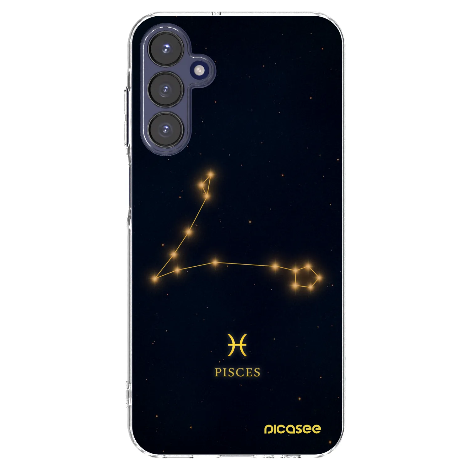 Picasee silikonový průhledný obal pro Samsung Galaxy A15 A155F 4G - PISCES