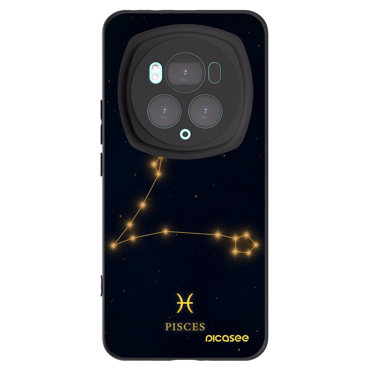 Picasee silikonový černý obal pro Honor Magic6 Pro - PISCES