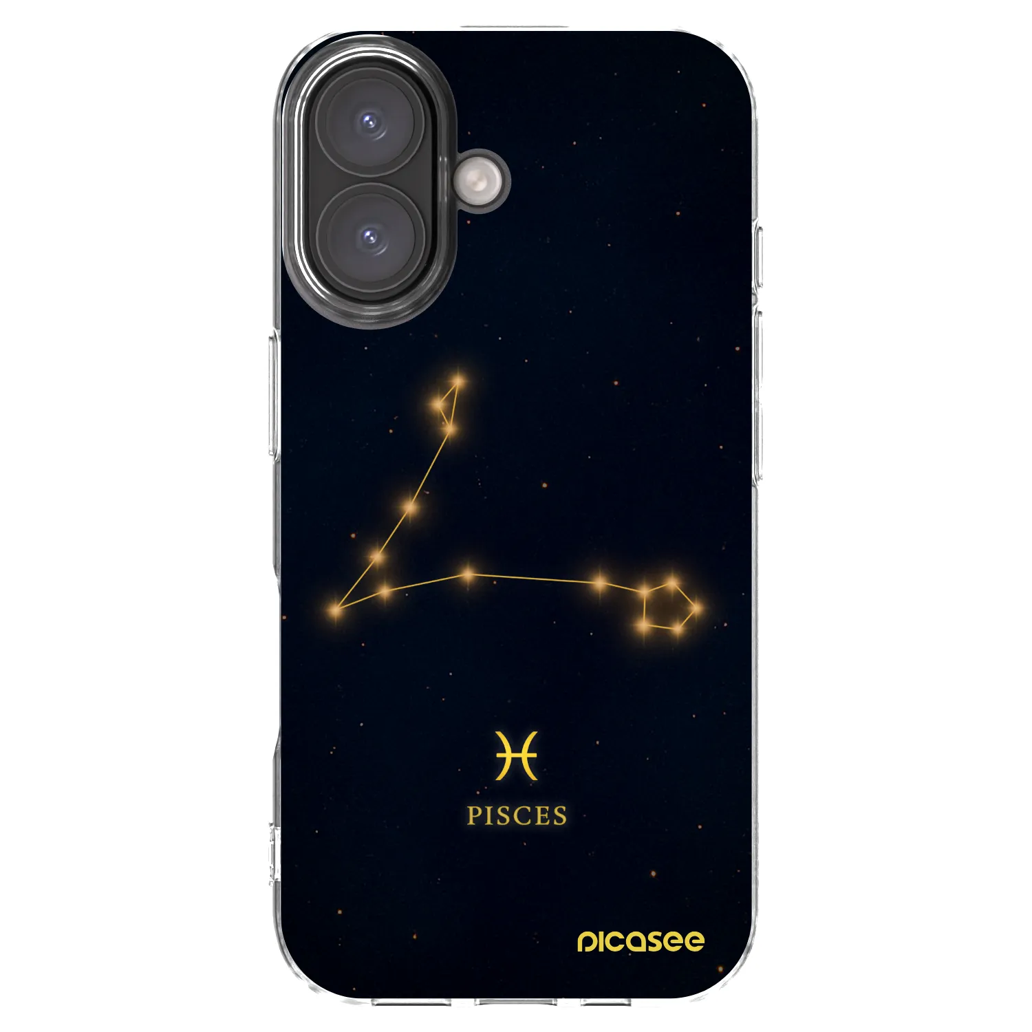 Picasee silikonový průhledný obal pro Apple iPhone 16 - PISCES