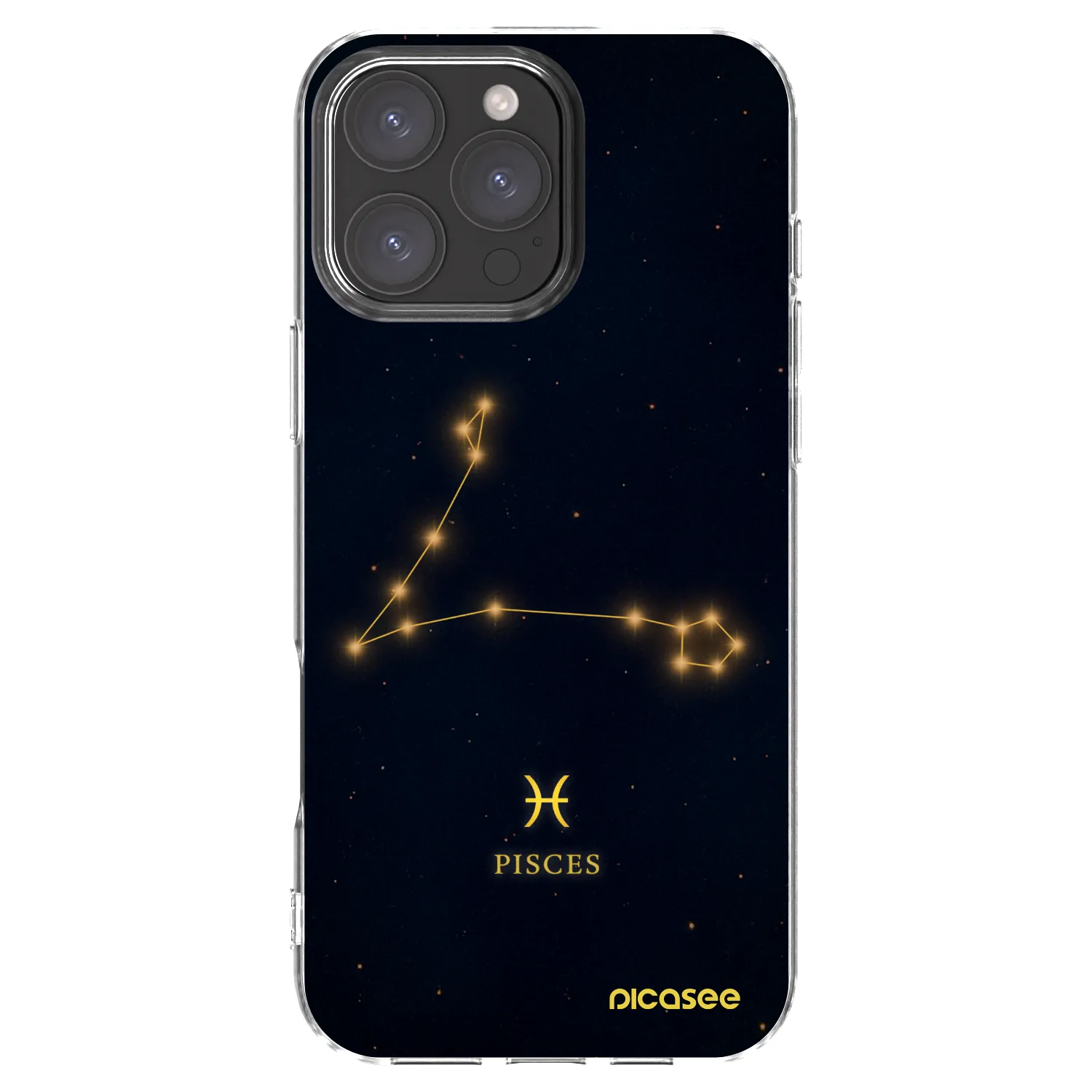 Picasee silikonový průhledný obal pro Apple iPhone 16 Pro Max - PISCES