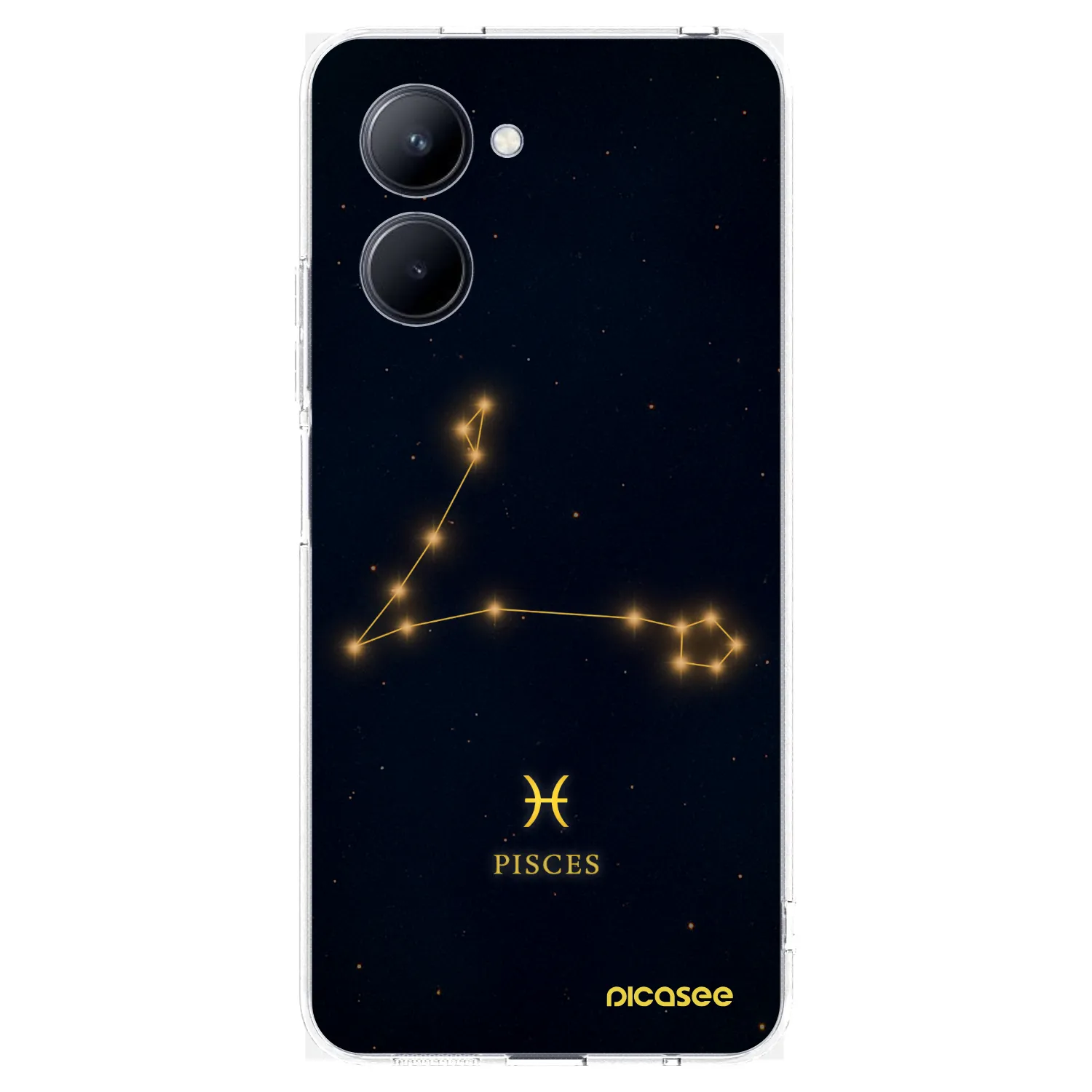 Picasee silikonový průhledný obal pro Realme C33 (2023) - PISCES