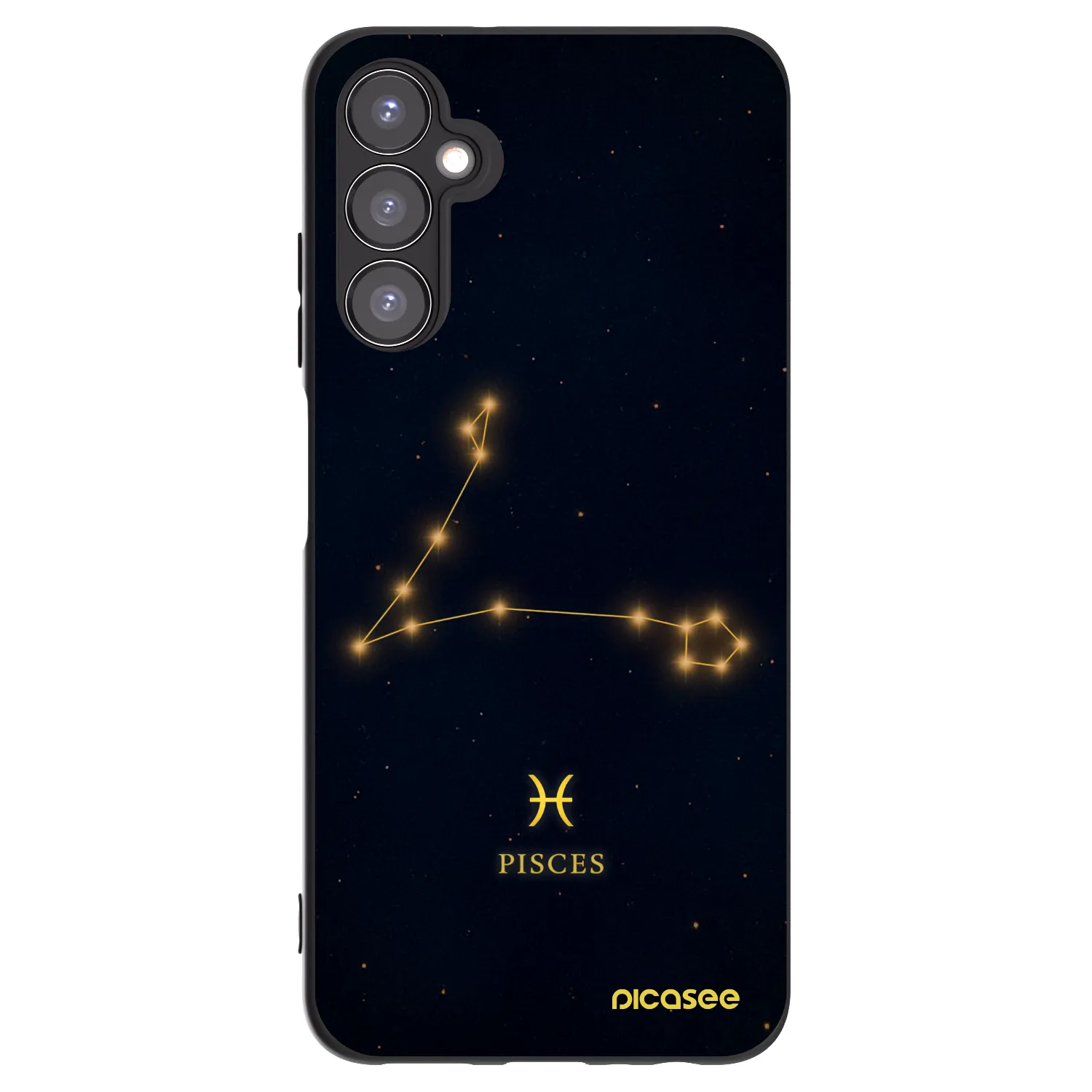 Picasee silikonový černý obal pro Samsung Galaxy A05s A057G - PISCES